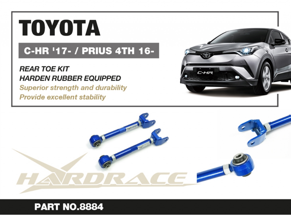 Hardrace Spur-Kit hinten für Lexus Toyota Prius 4. XW50, Toyota Prius 5. XW60