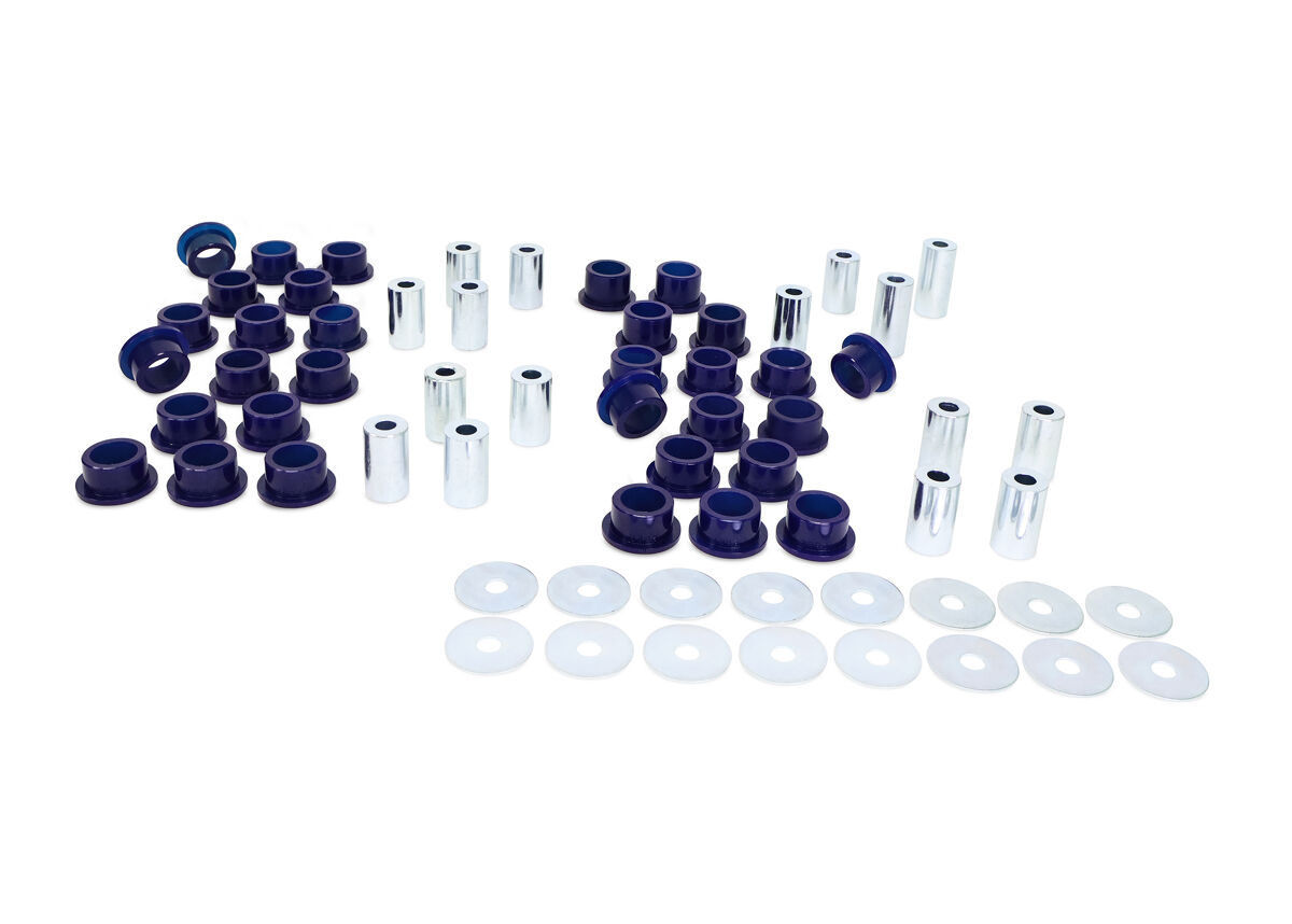 SuperPro Buchsen Set vorne hinten für Opel Speedster 2000-2005 / Lotus Elise 1995-2011 / Elise 340 R 340R / Exige SCC