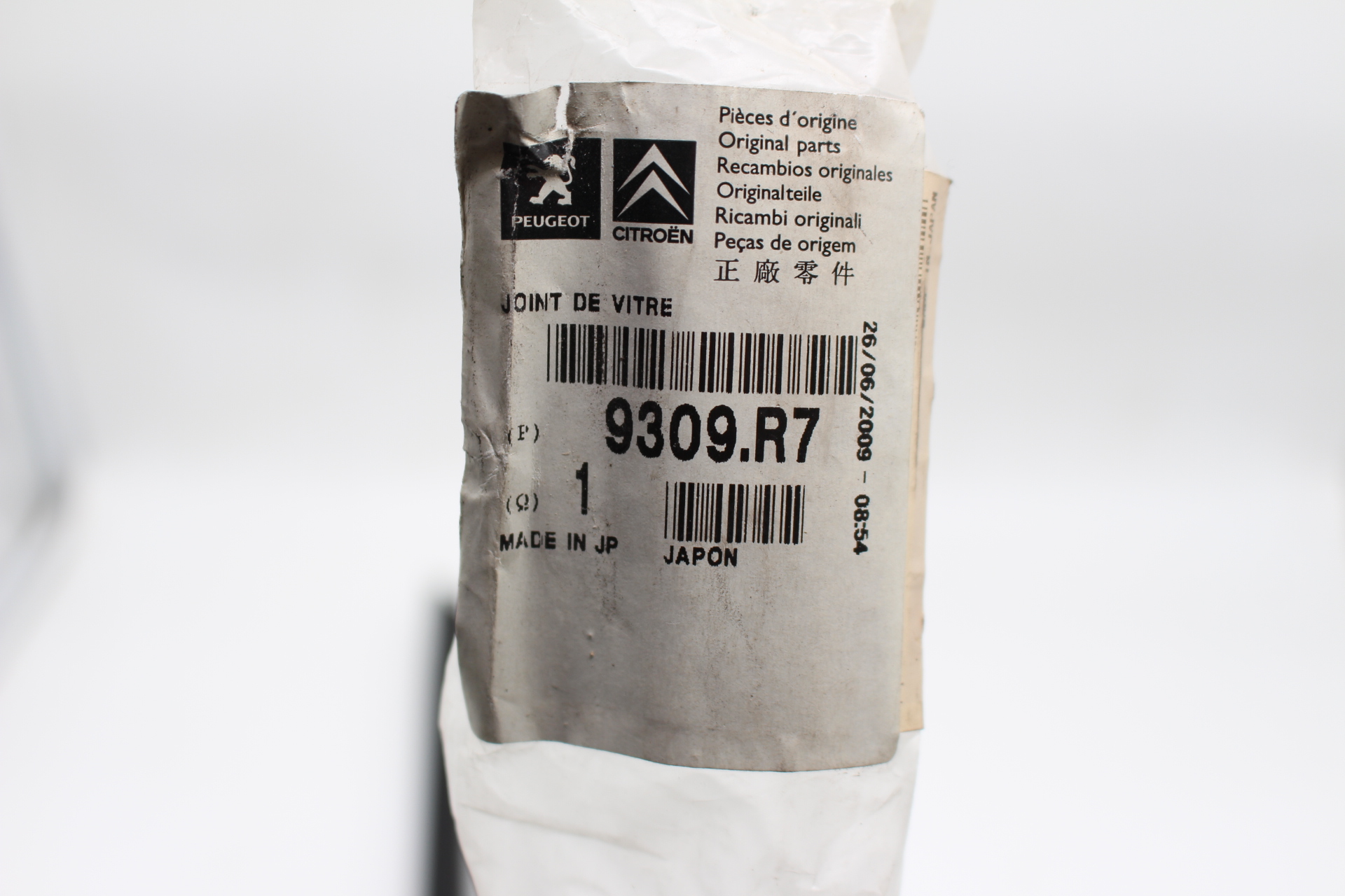 Peugeot / Citroen TÜRSCHEIBNDICHTUNG 9309R7 NEU NOS NEW OEM