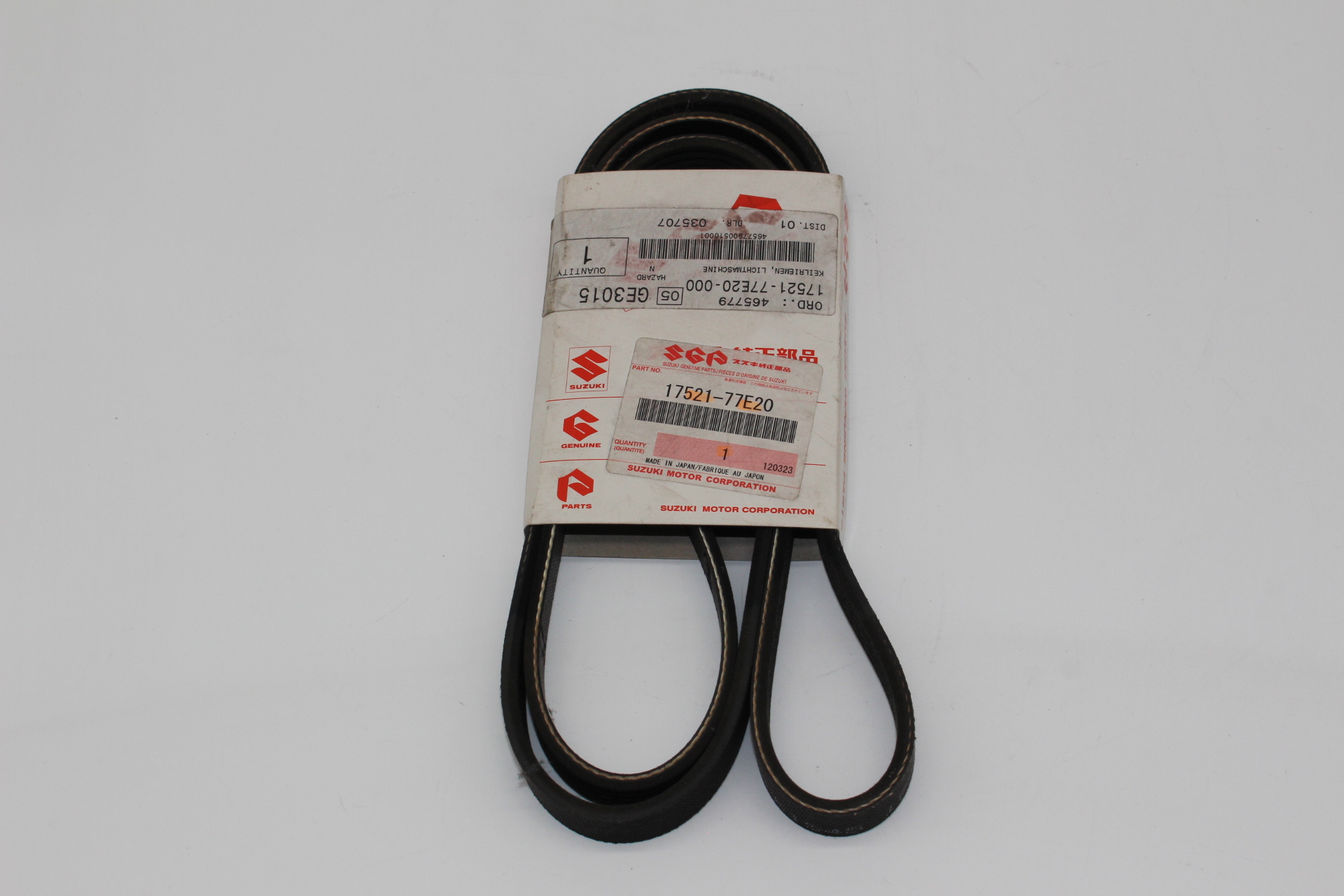 Suzuki Keilrippenriemen 5PK1550 17521-77E20-000 NEU NOS NEW