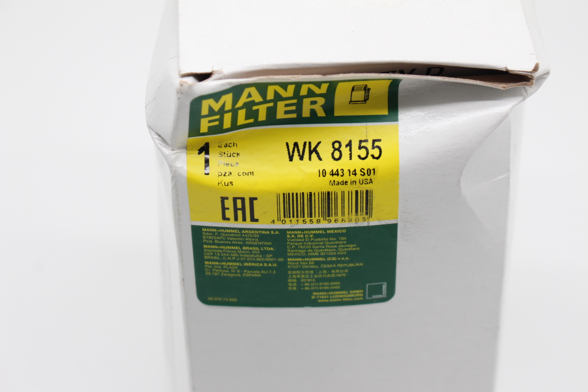 MANN-FILTER WK 8155 Kraftstofffilter für John Deere 6000