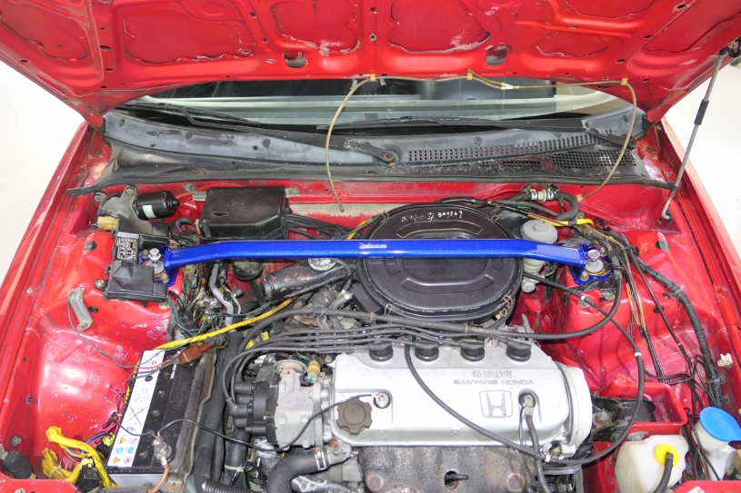 Hardrace Domstrebe vorne für Honda Civic 4. EC,ED,EE,EF, CRX 2. EF6/7/8
