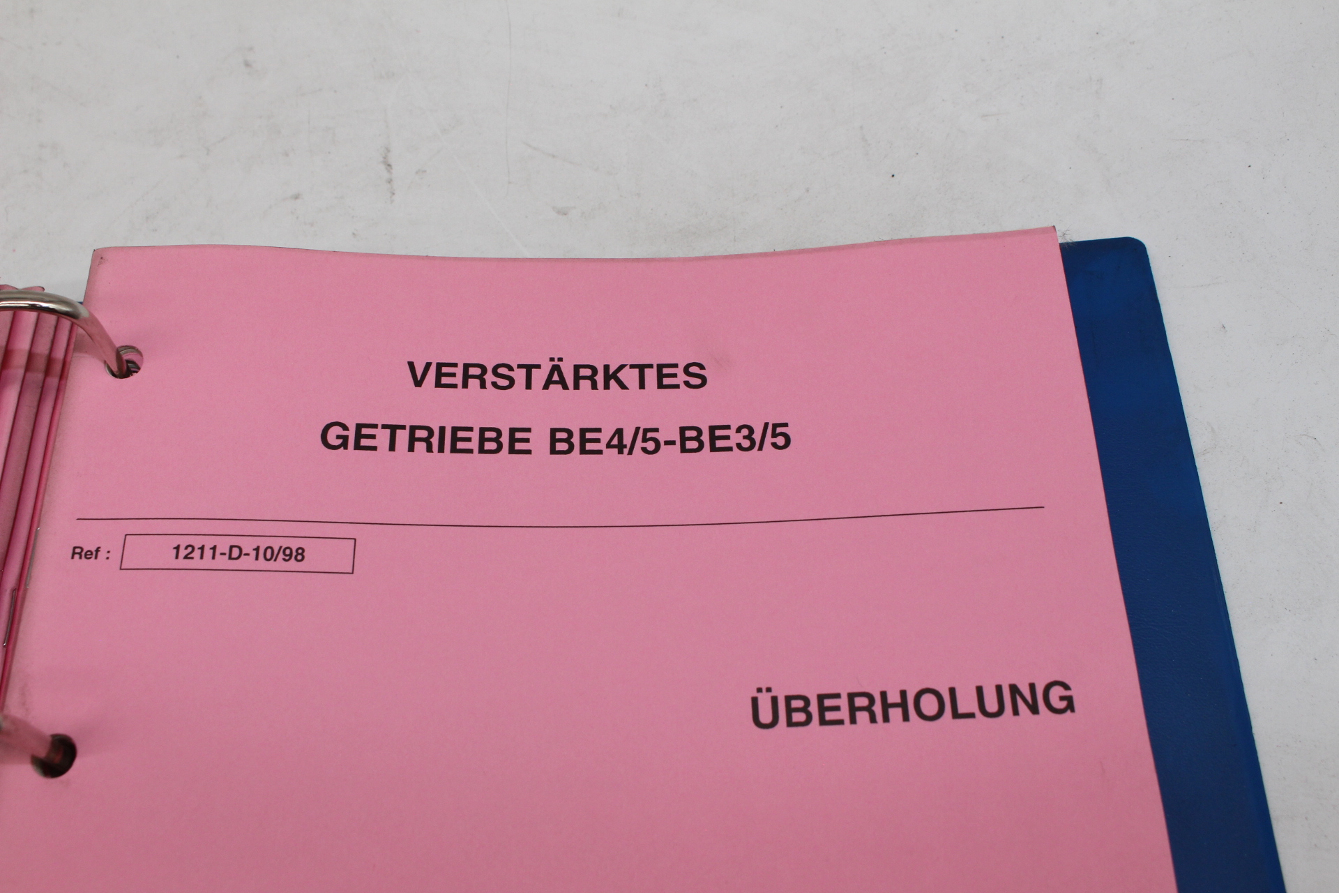 Original Peugeot Überholungsordner für Motoren TUD3, DW8, XU, TU5j4 & Getriebe BE4/5, BE3/5, BE3/6