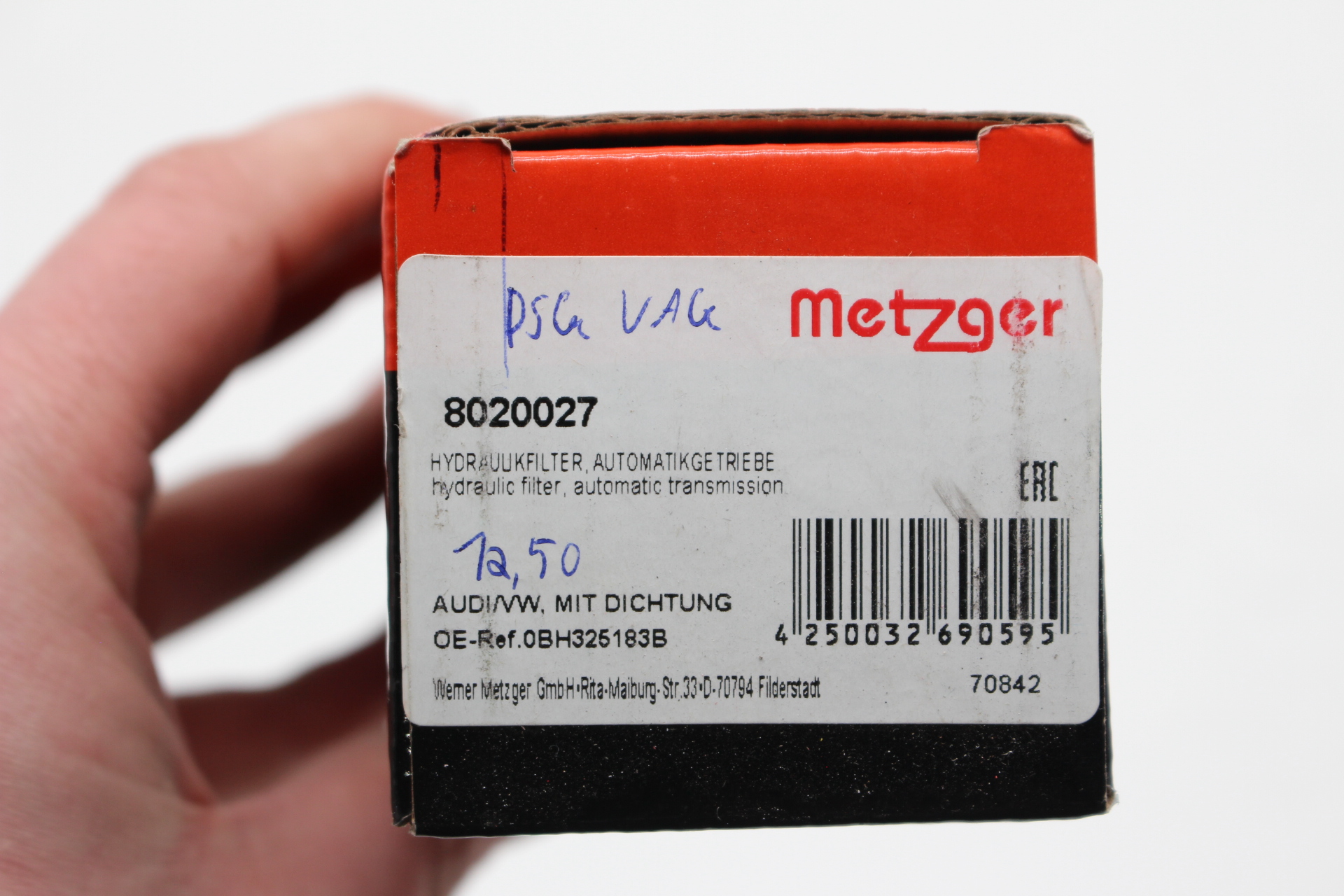 METZGER 8020027 – Hydraulikfilter, Automatikgetriebe für VW AUDI DQ500