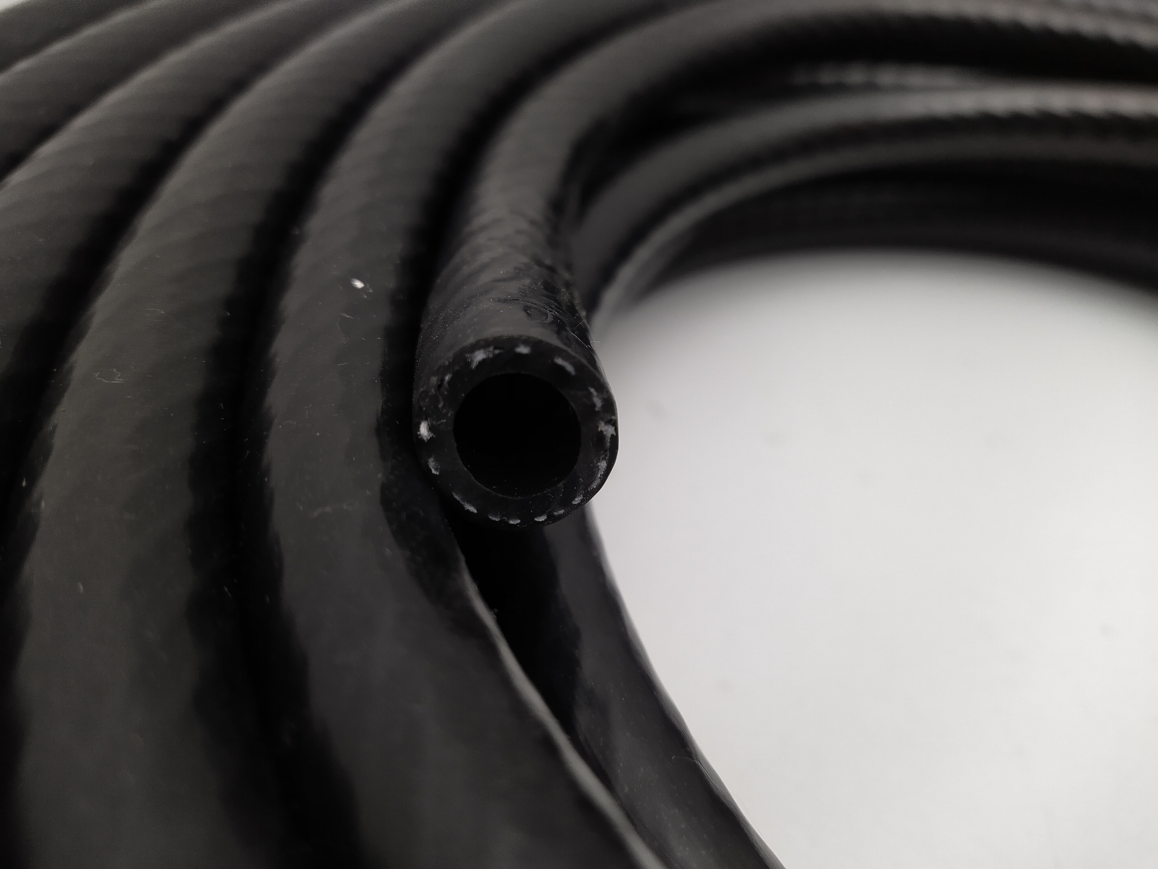 10mm Silikon Unterdruckschlauch verstärkt schwarz