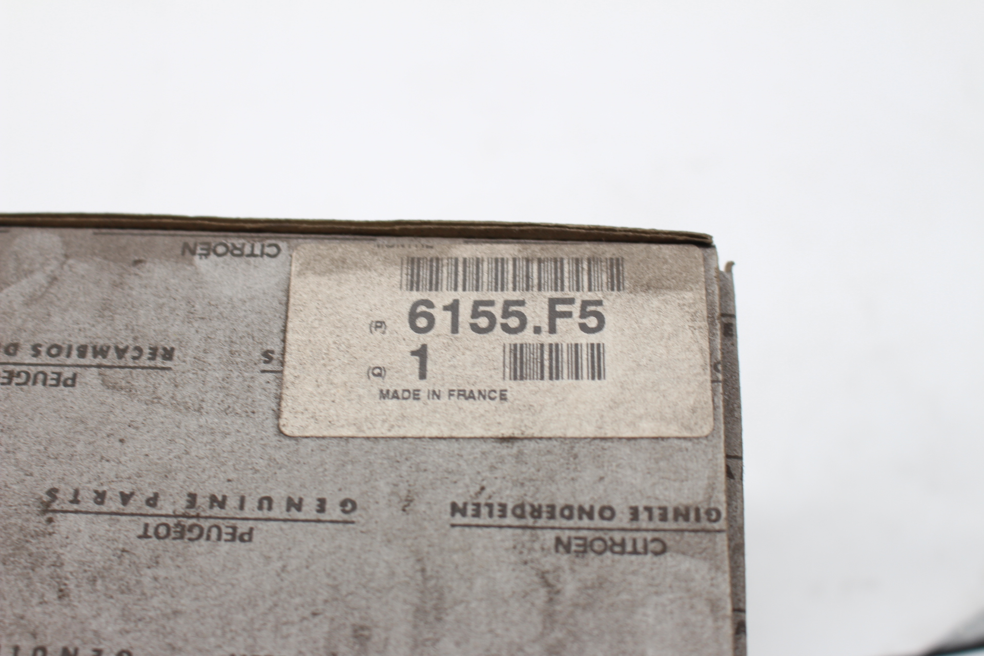 Peugeot / Citroen Uhr 6155F5 NEU NOS NEW OEM