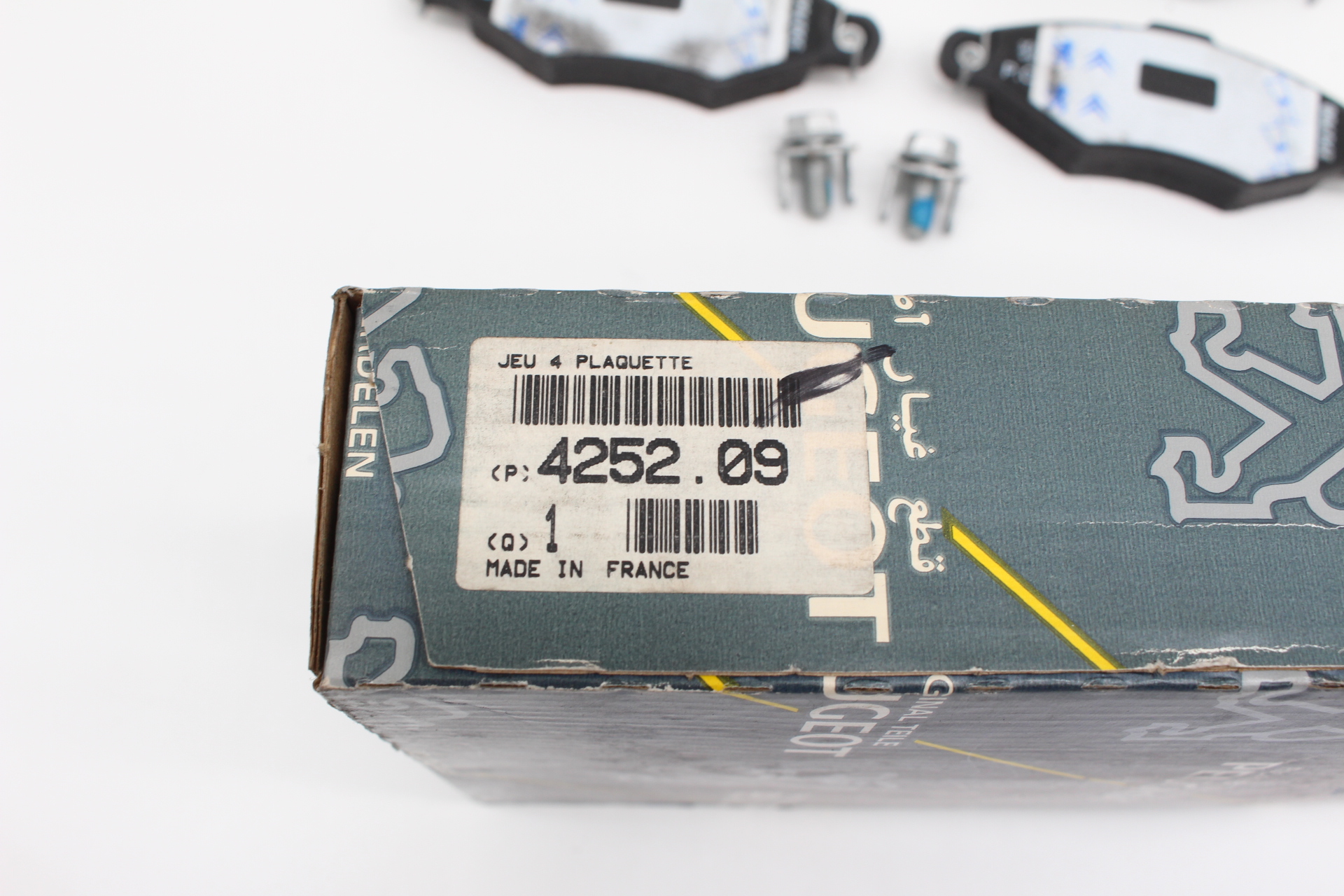 Peugeot 206 306 Bremsbeläge Scheibenbremse vorne 425209 NOS NEW OEM