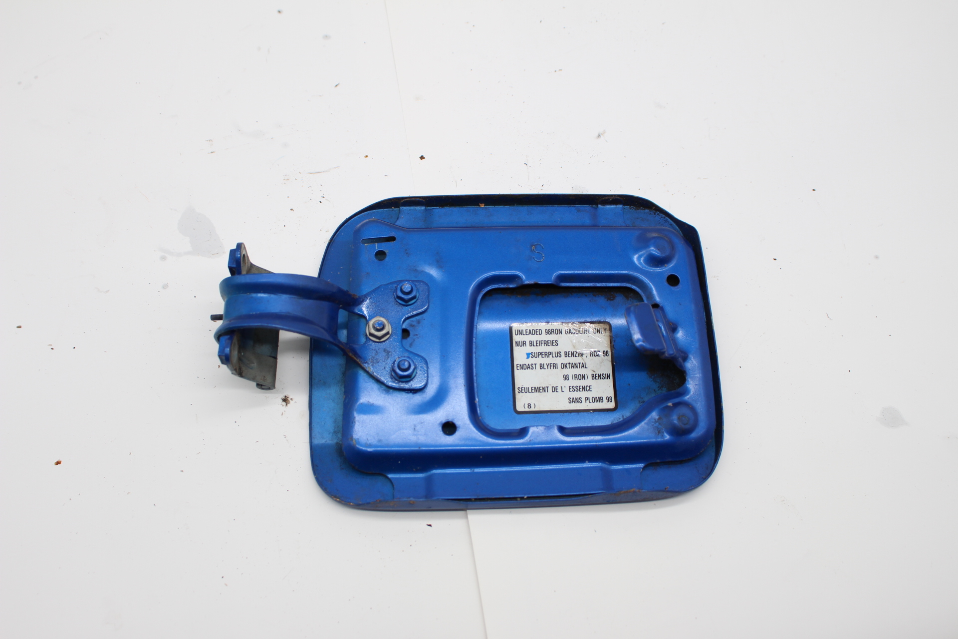 Tankklappe Tankdeckel 02C blau für Subaru Impreza WRX GD Limo 01-04 RHD