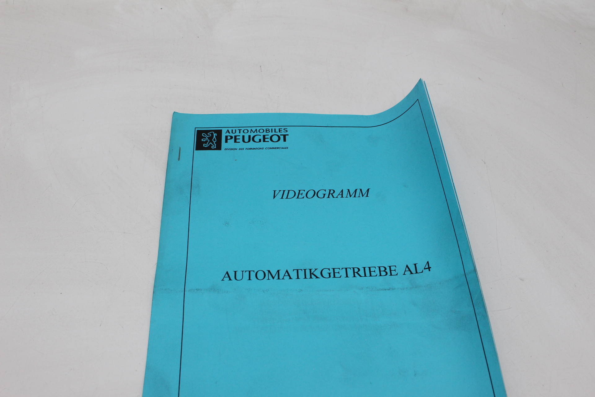 Peugeot Lehrvideokassette – AUTOMATIKGETRIEBE AL4