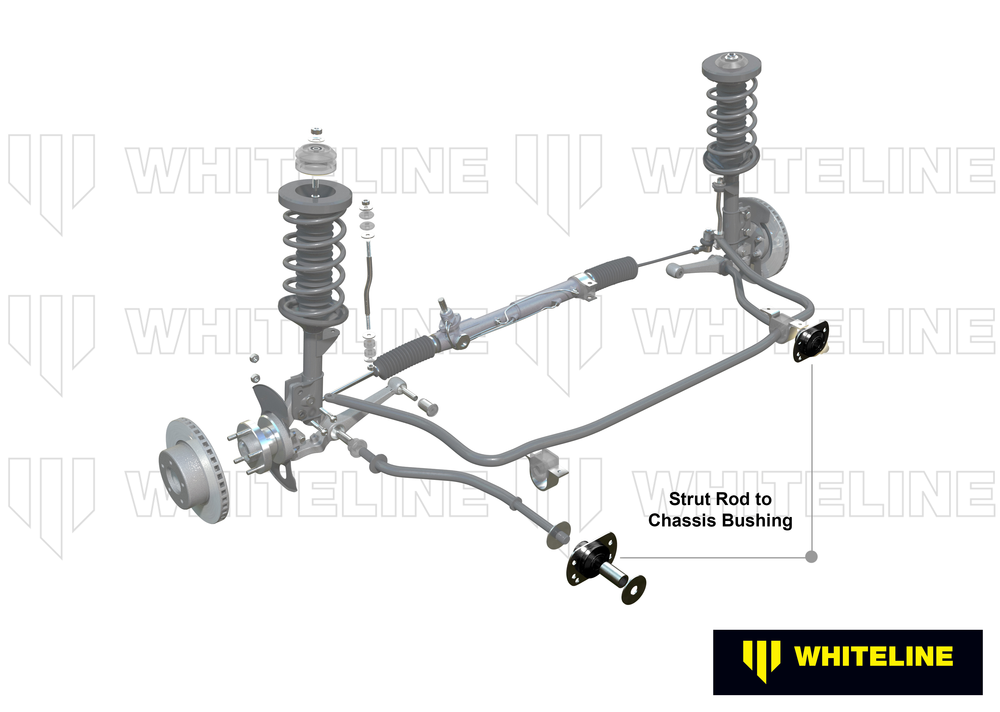 Whiteline Federbeinstrebe - zu Chassis Buchsen-Set für Mazda R100, Nissan 280ZX