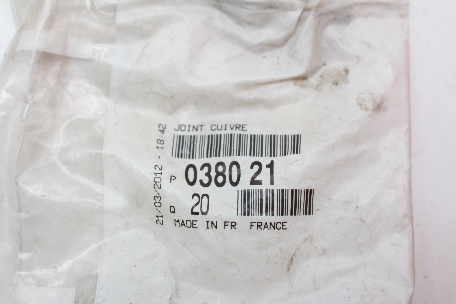 Citroen / Peugeot Dichtring, Öl-Leitung Turbolader oben 038021 NEU NOS NEW OEM