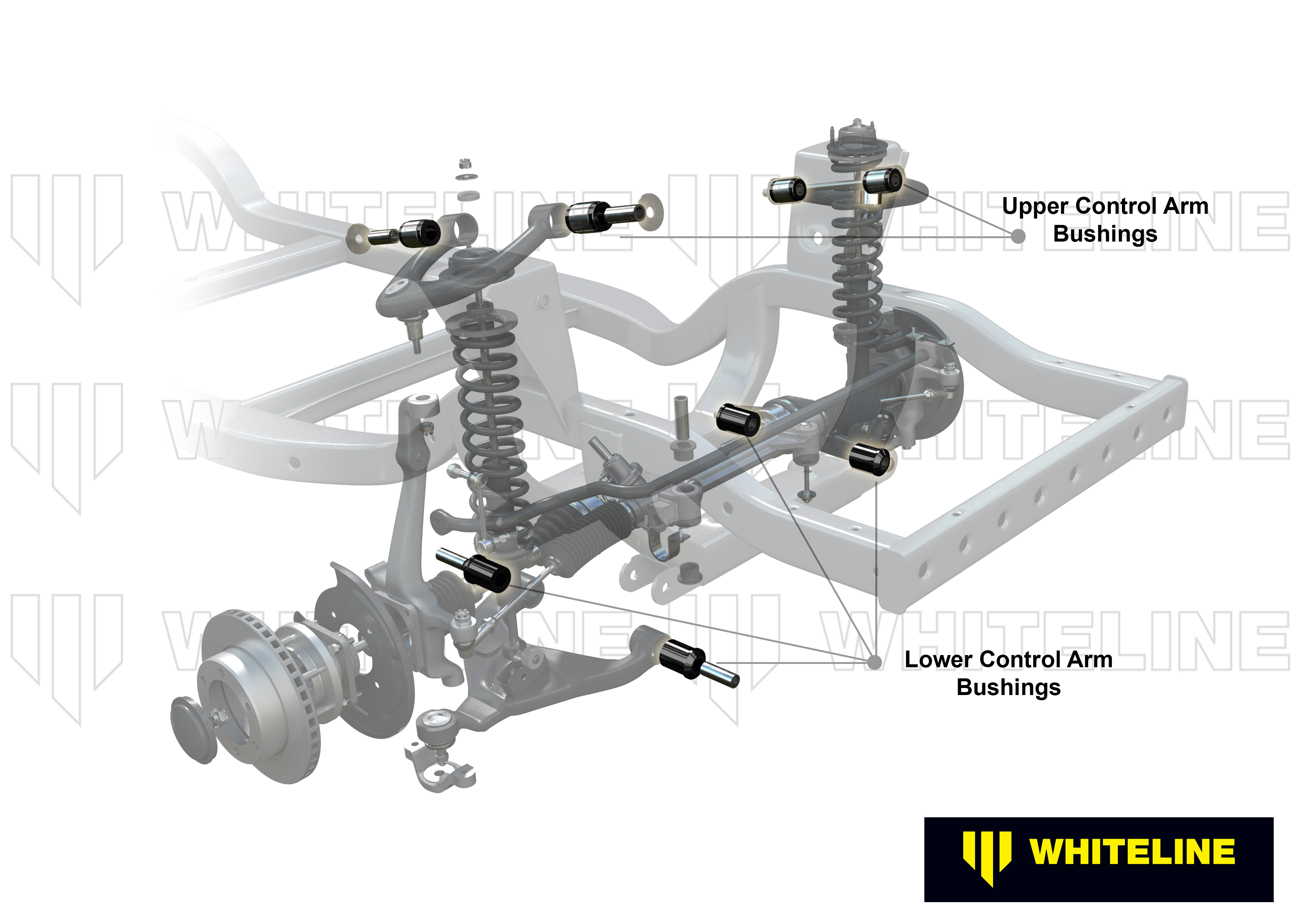 Whiteline Querlenker - Buchsen-Set für Mitsubishi Challenger/Pajero Sport/Triton