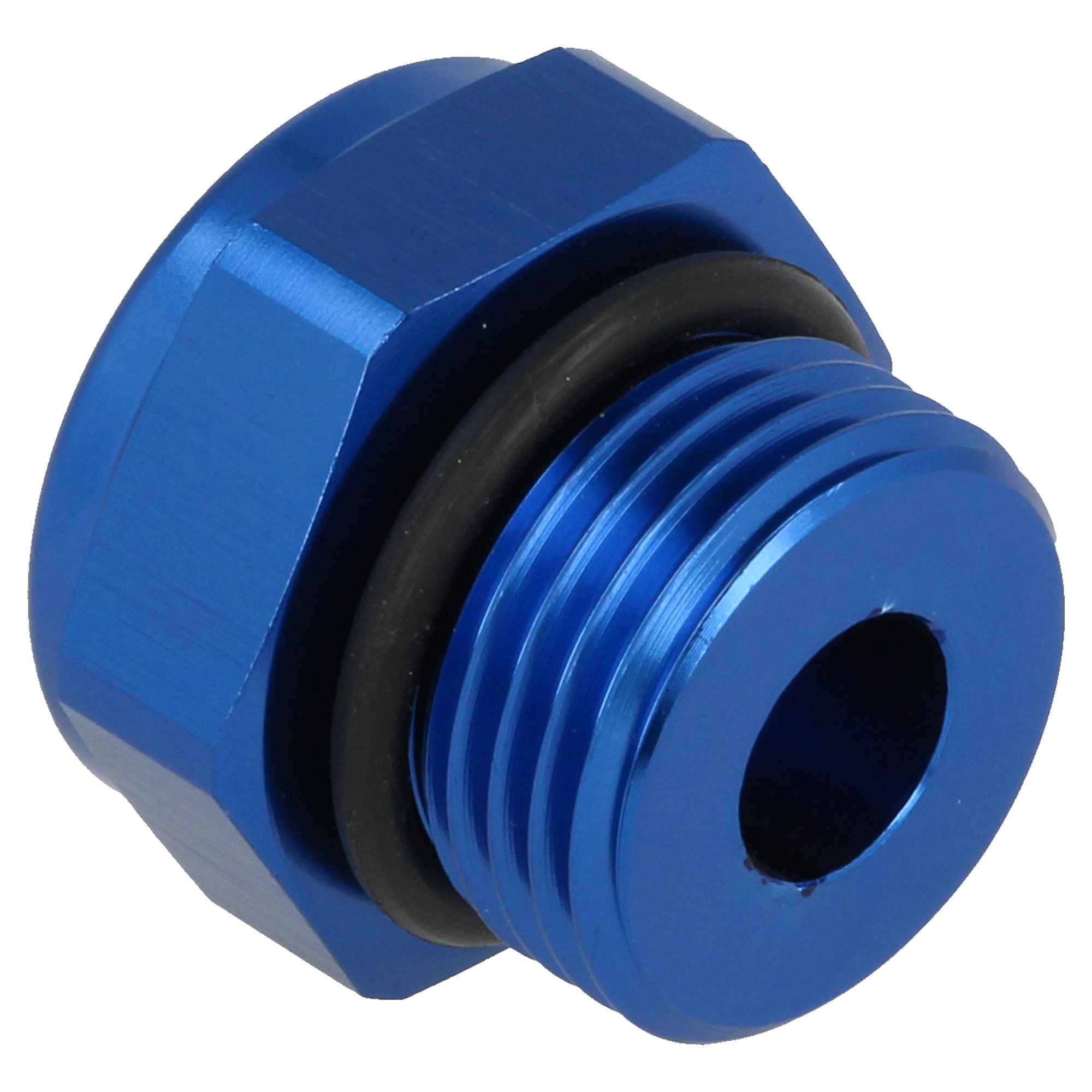 QSP Aluminium Blindstopfen Dash 8 / AN8 mit O-Ring 1/8 NPT