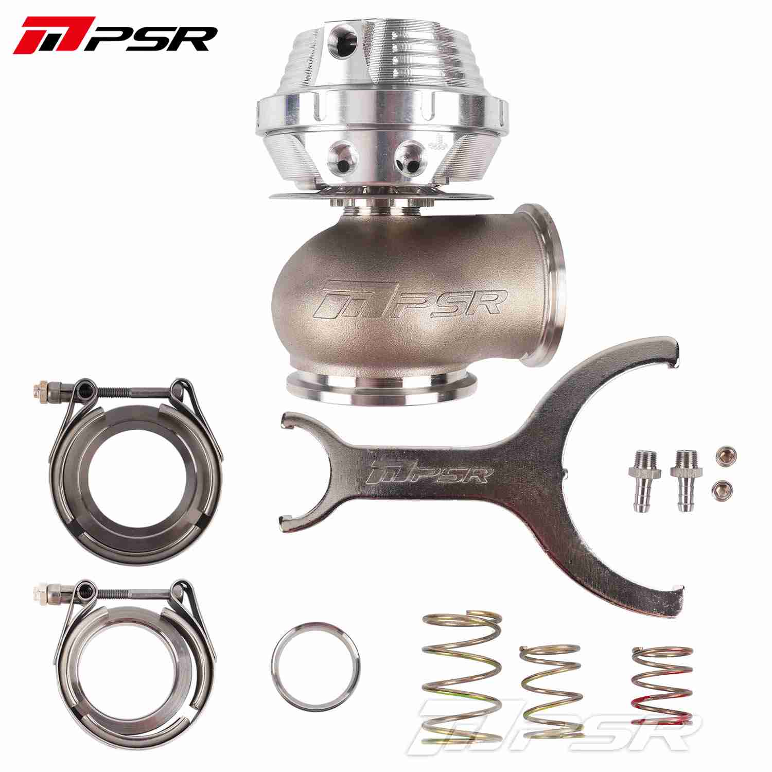 Pulsar PSR neu Generation Wastegate 50mm Vband Extern Wastegate - Silber