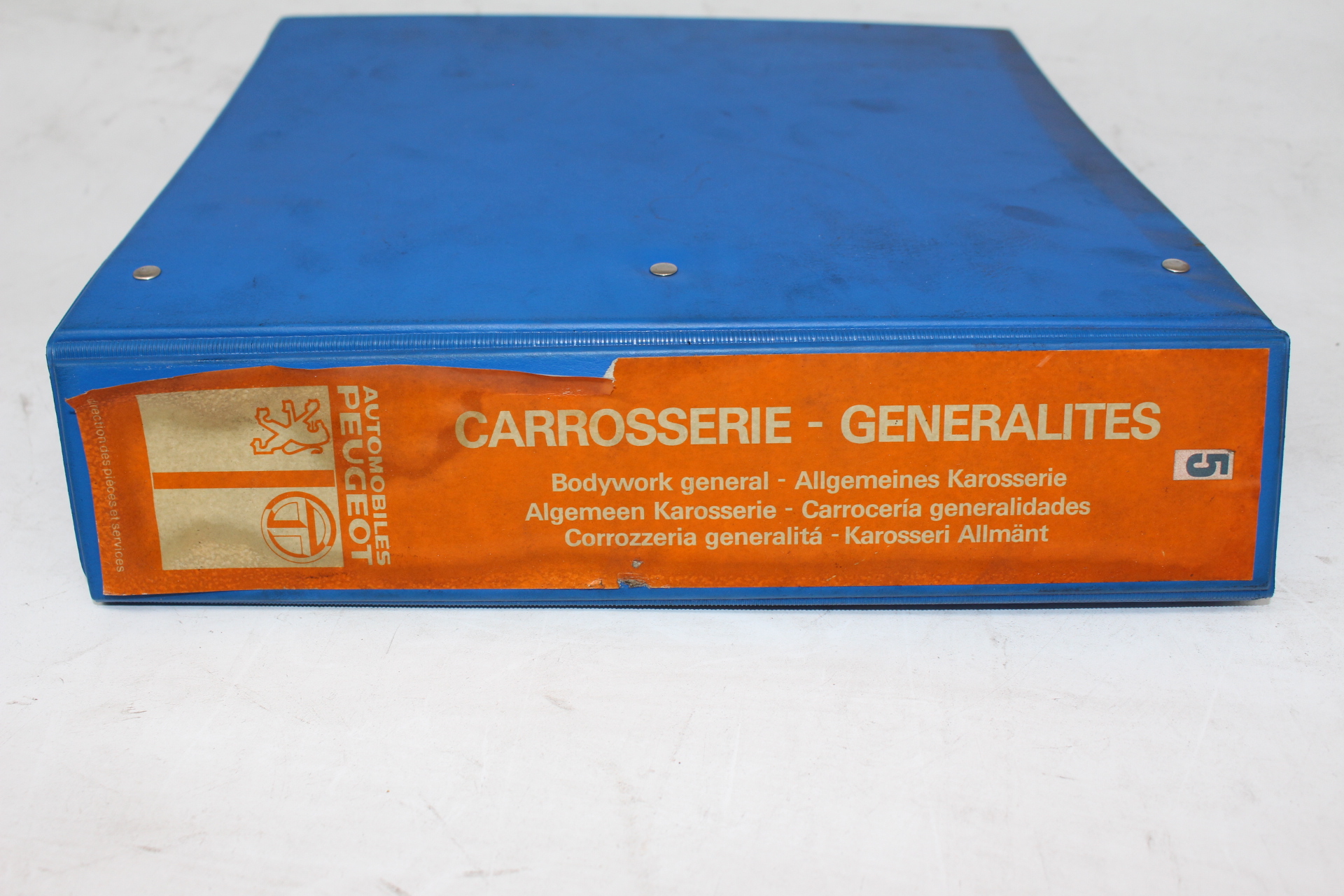 Original Peugeot Ordner „Allgemeines Karosserie“ alle Typen bis 97 Sammlung RAR selten