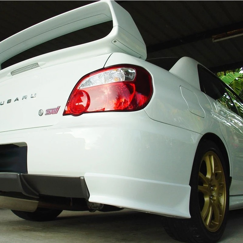 Valance Style Heckstoßstangen-Abdeckungen PU für Subaru Impreza WRX 02-07