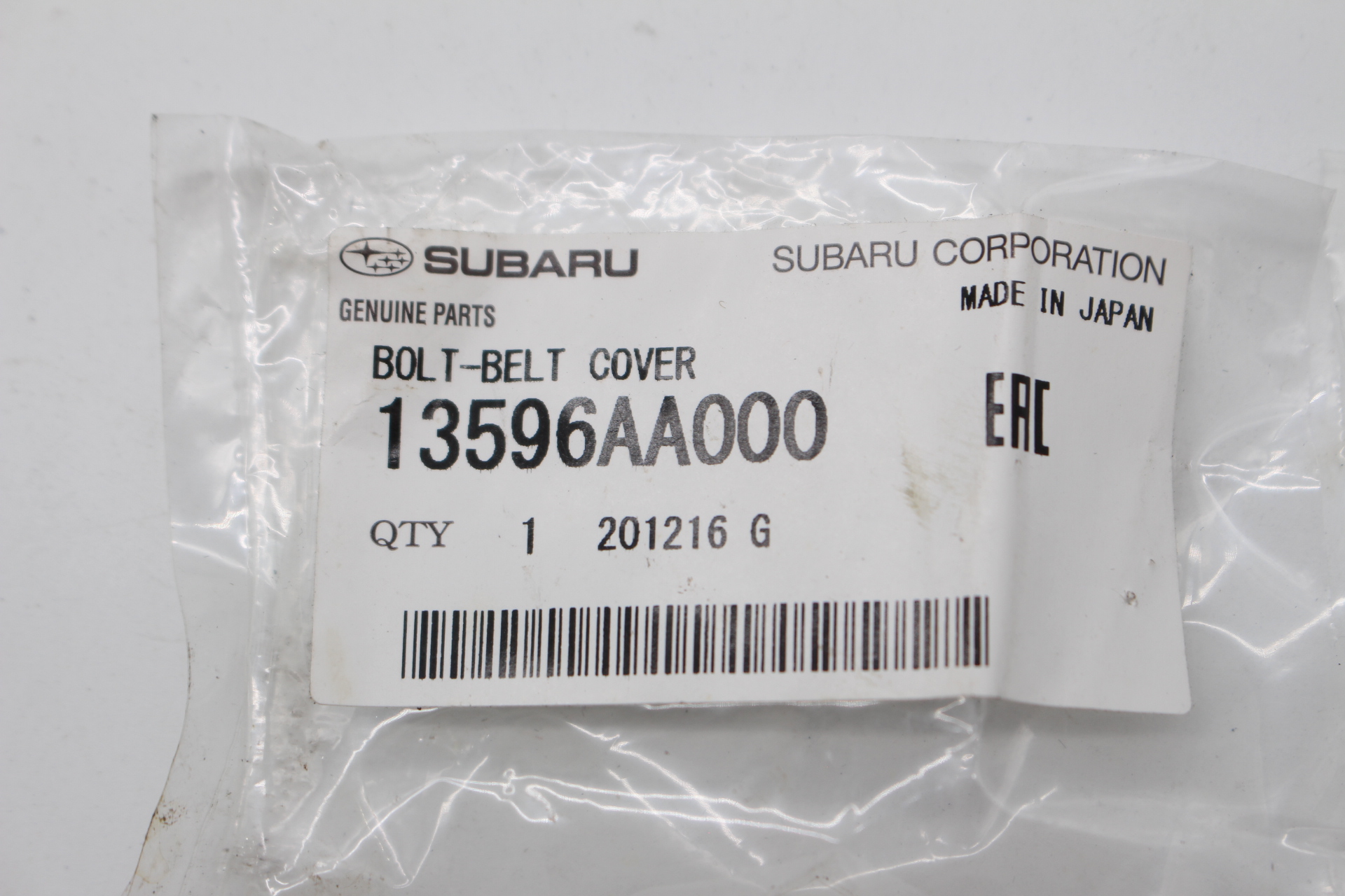 Schraube Zahnriemenabdeckung 13596AA000 für Subaru Impreza GT/WRX/STI 1993-2011, Forester 1997-2012, Legacy/Outback 1997-2012