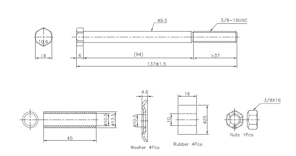 SuperPro Stabilisator-Koppelstange für Hyundai Excel X3 / S Coupe SLC