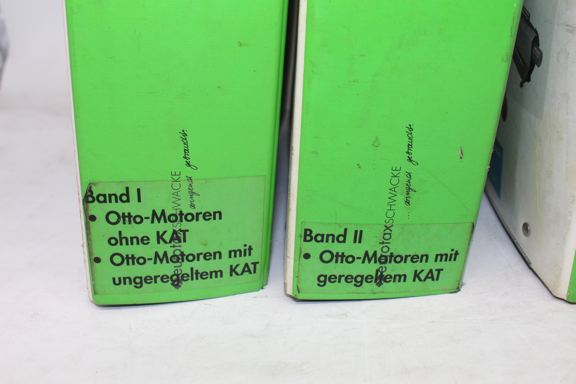 SCHWACKE AU-Daten Band 1-3 für  Ottomotoren  ohne KAT, ungeregelten Kat, geregelten Kat und Diesel Motoren 