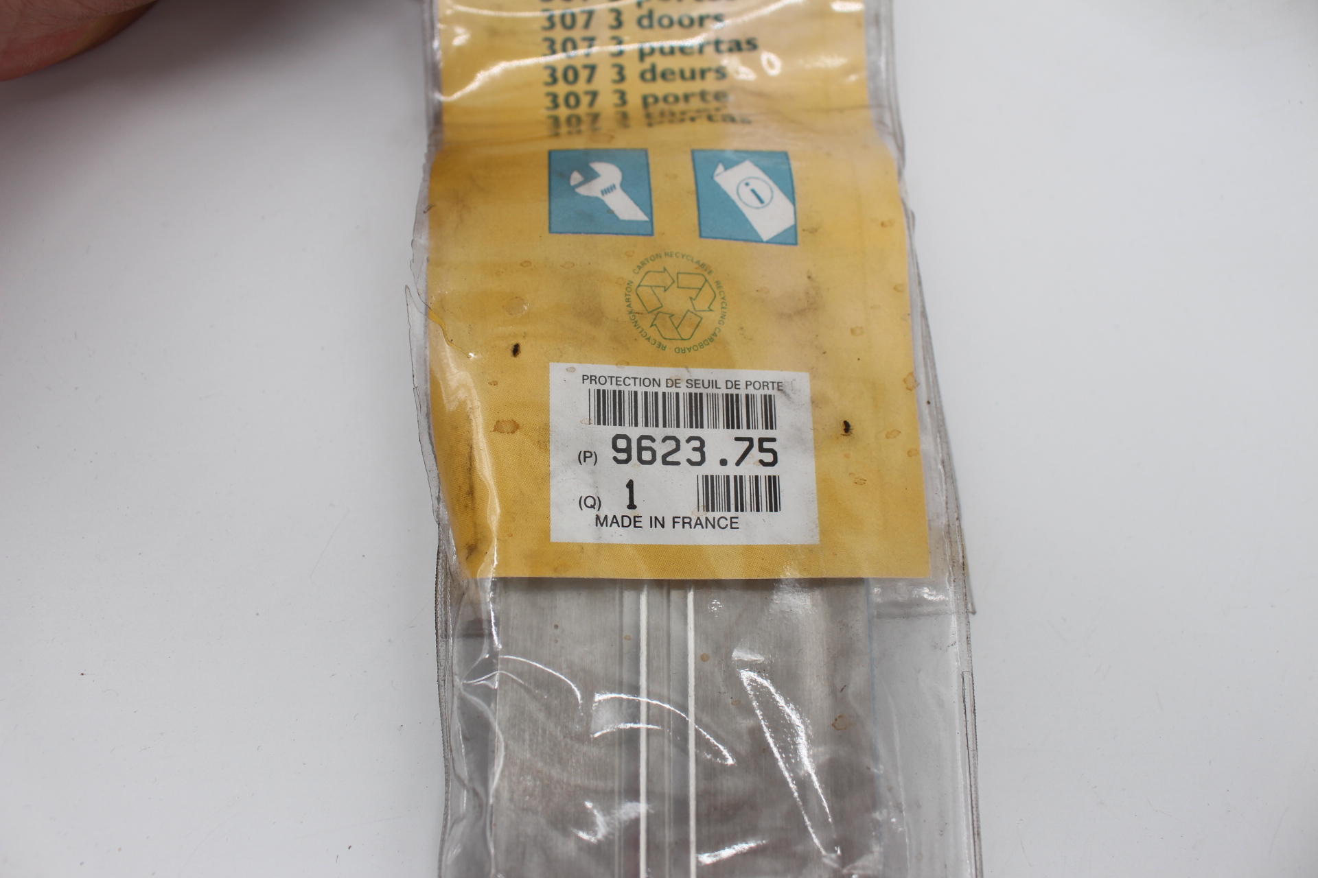 Peugeot 307 3-Türer Edelstahl Einstiegsleisten 962375 NEU NOS NEW OEM