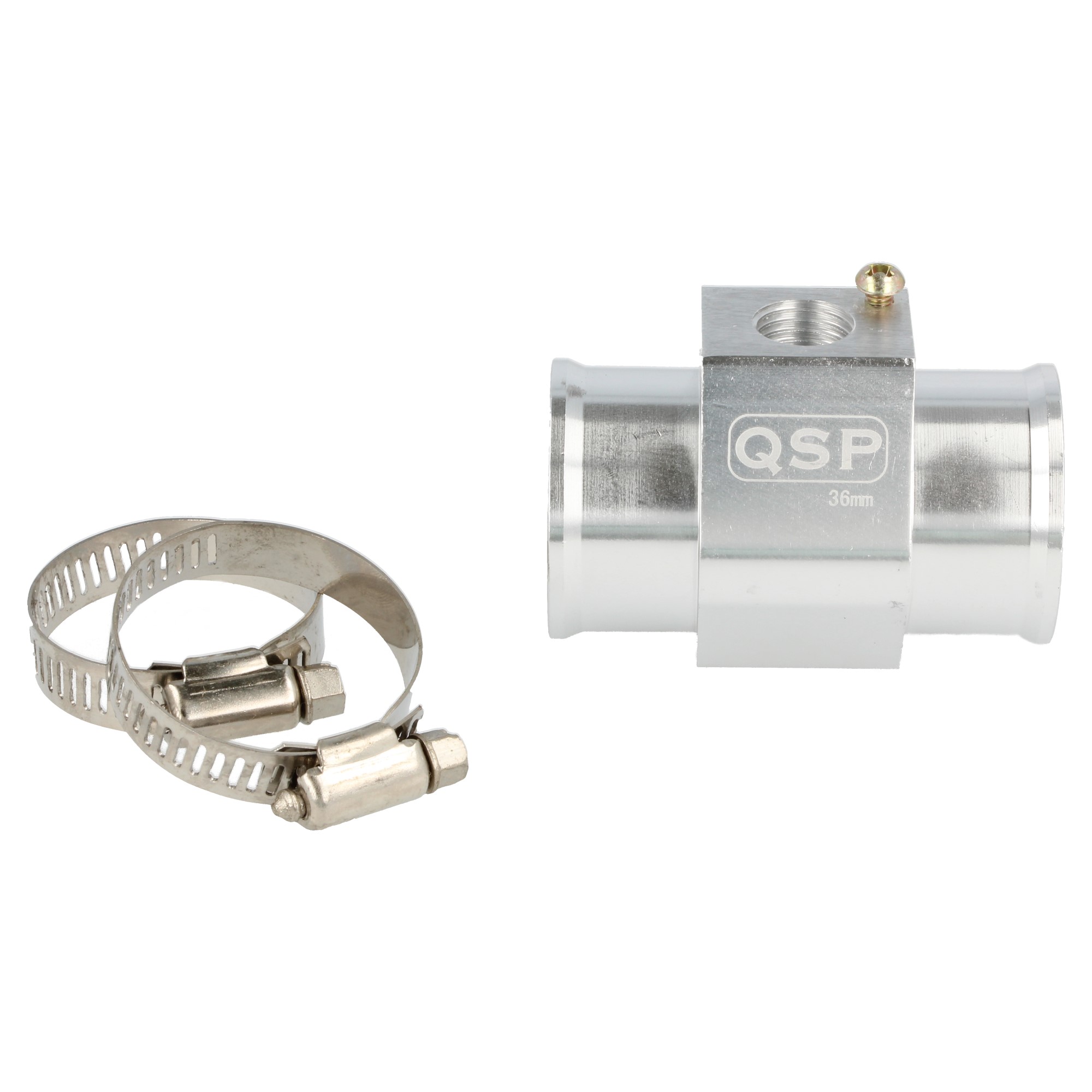 QSP T-adapter for M14x1.5 sensor - 26mm - Silber