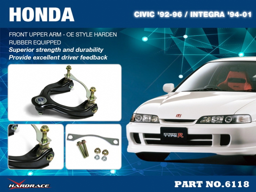 Hardrace Oberer Querlenker vorne für Honda Civic 5. EG, EH, EJ1/2, Integra DC2