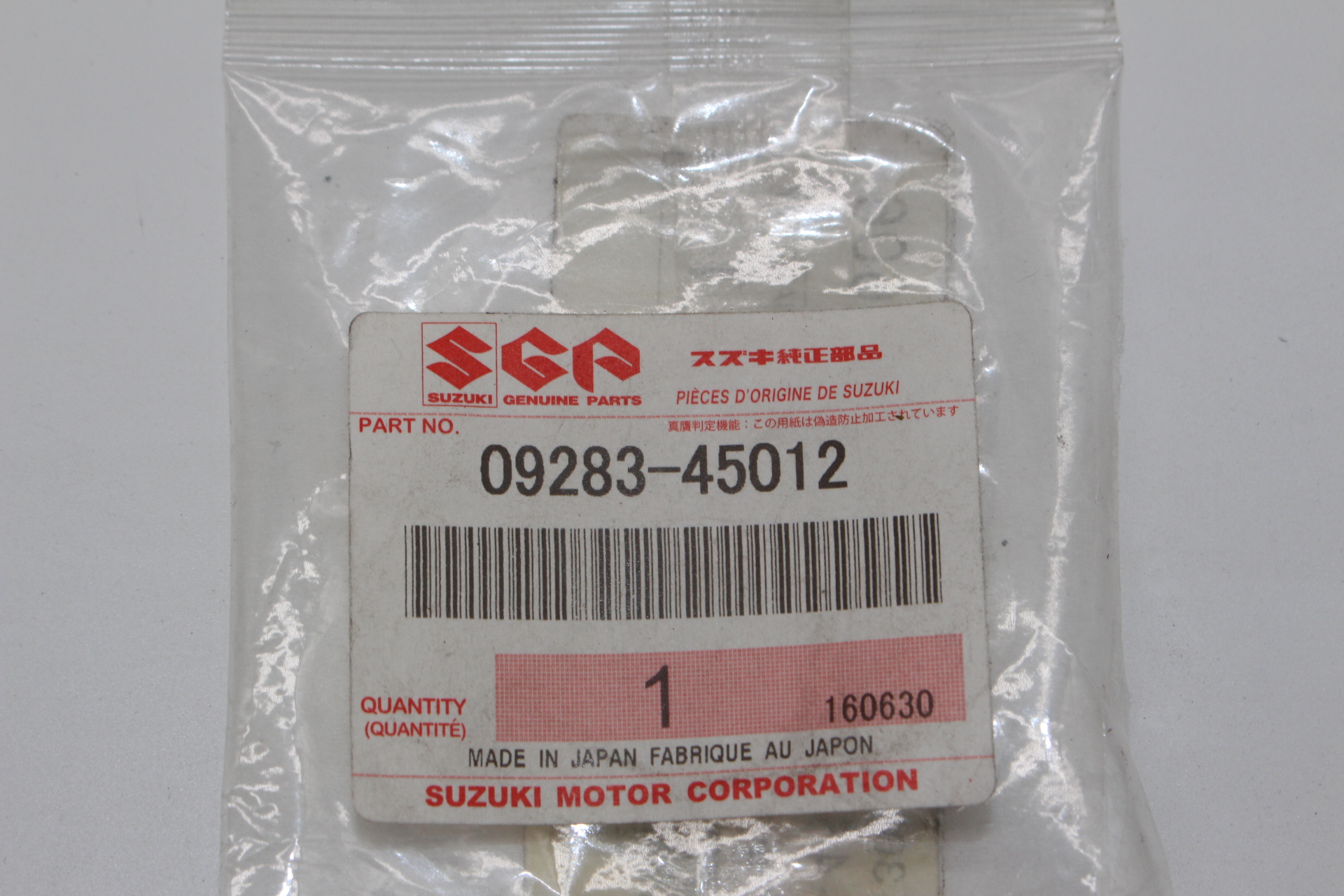 Suzuki Kurbelwellensimmering Wellendichtring  09283-45012 NEU NOS NEW