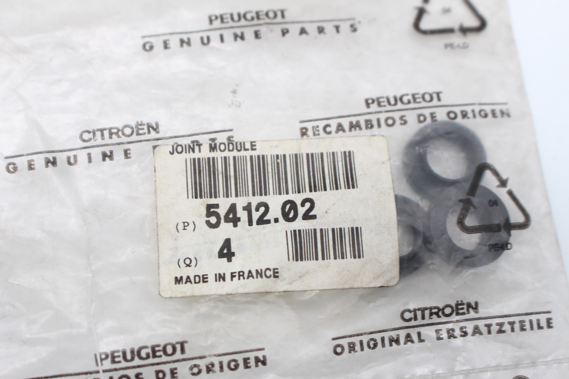 Peugeot / Citroen Reifendrucksensor Dichtung 541202 NEU NOS NEW