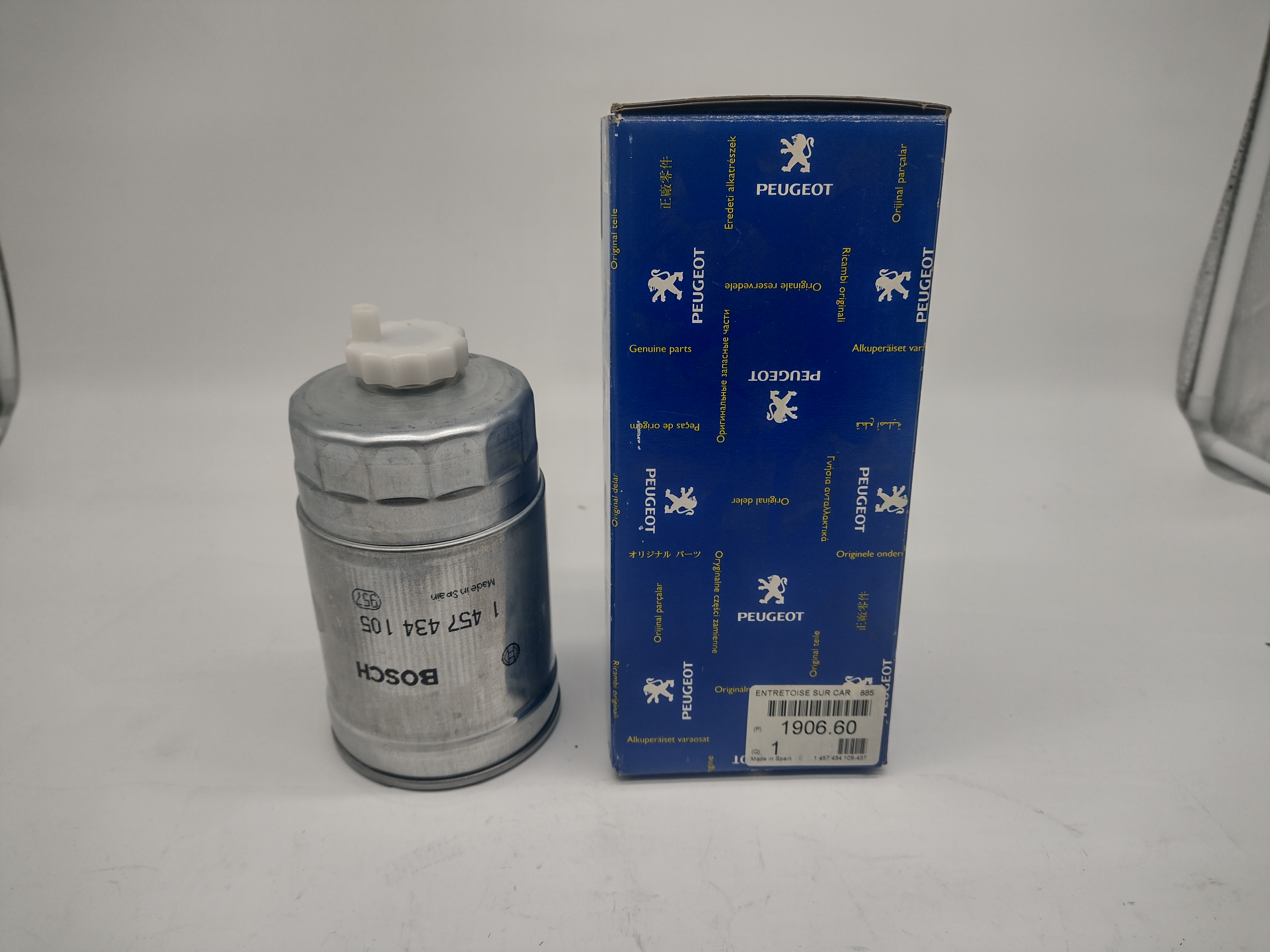 Peugeot Kraftstofffilter Dieselfilter 190660 Bosch 1457434105 NEU NOS NEW Peugeot Kraftstofffilter Dieselfilter 190660 Bosch 1457434105 NEU NOS NEW