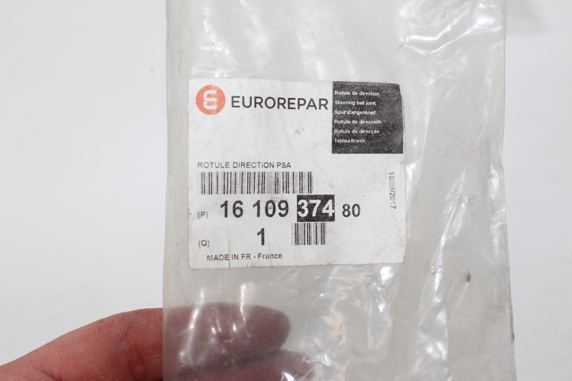 Peugeot 508 / Citroen C5 III Spurstangenkopf rechts 1609948380 NEU NOS NEW
