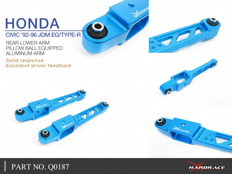 Hardrace Unterer Querlenker hinten für Honda Civic 5. EG, EH, EJ1/2