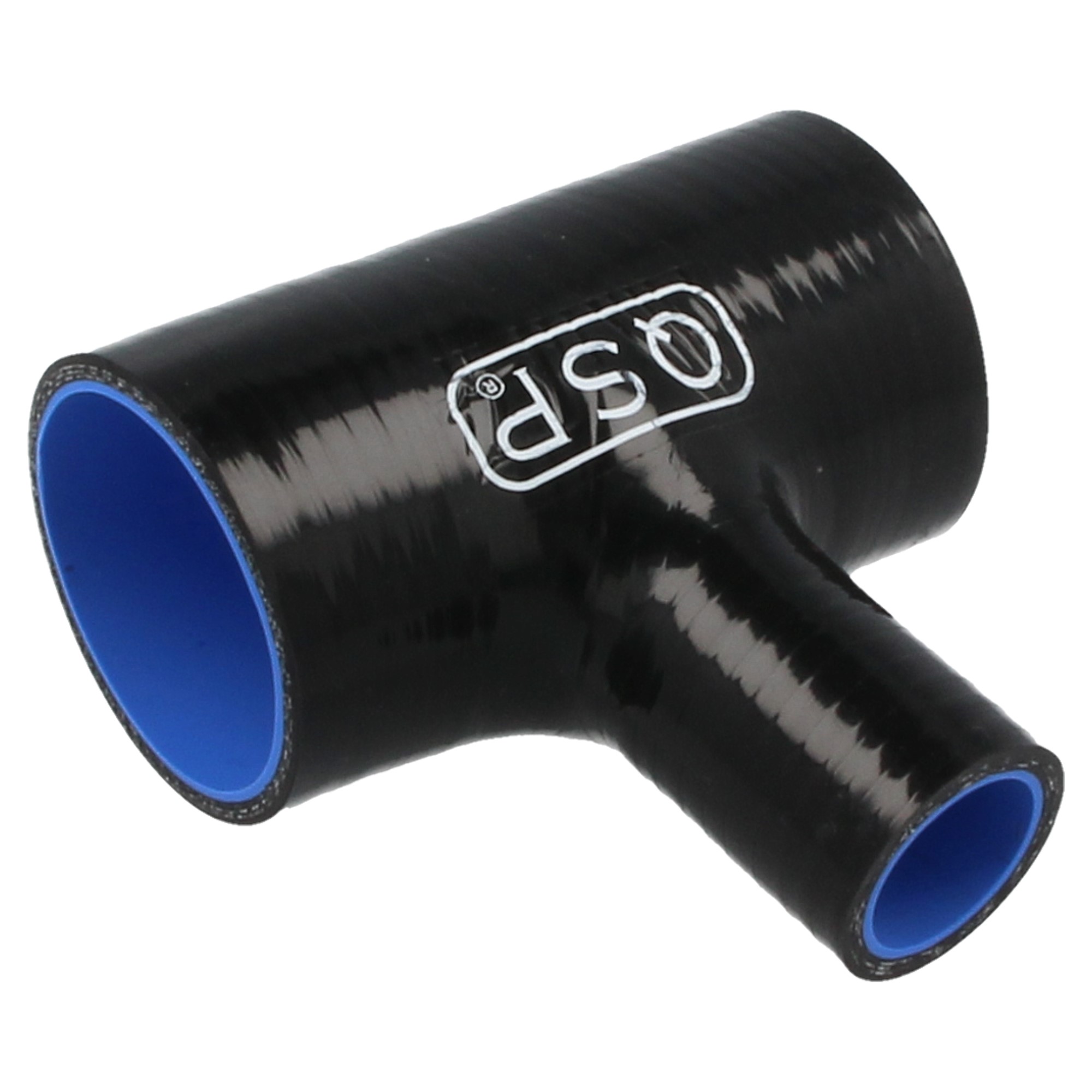 QSP Silikon T-stuk - 38mm (25mm Anschluss) - Schwarz