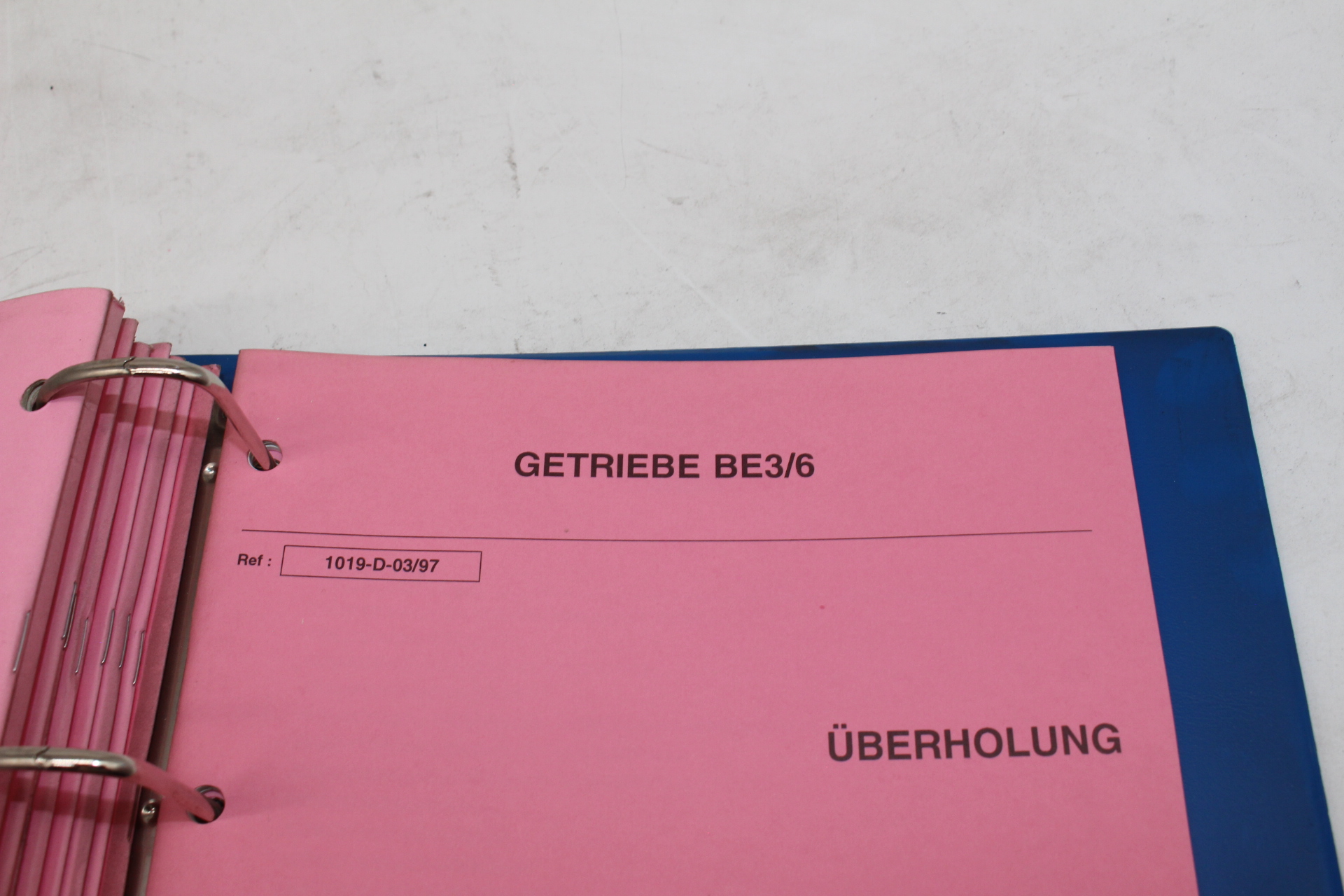 Original Peugeot Überholungsordner für Motoren TUD3, DW8, XU, TU5j4 & Getriebe BE4/5, BE3/5, BE3/6