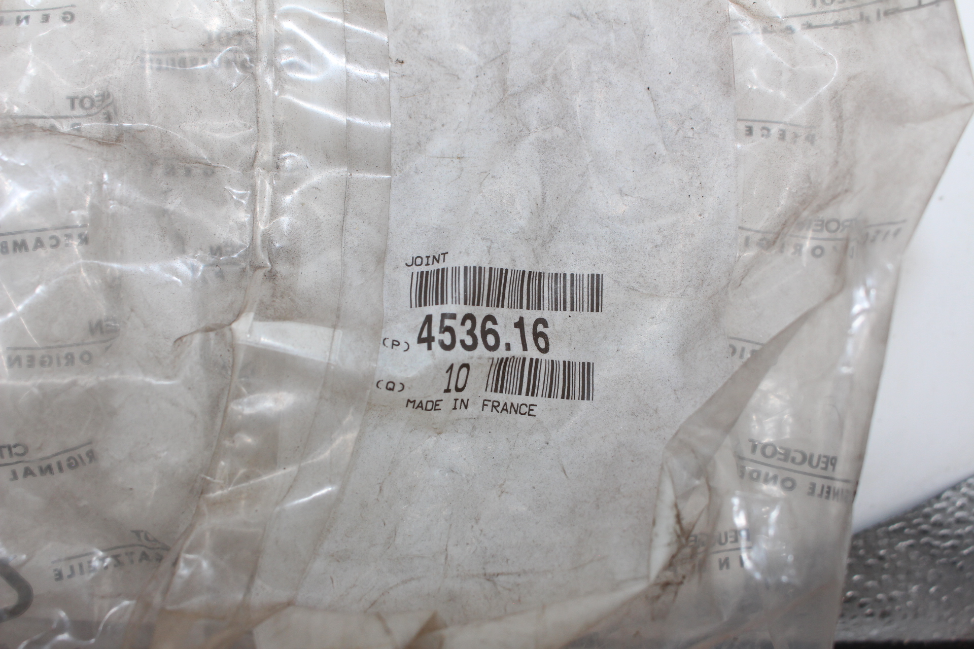 Peugeot / Citroen Dichtung, Bremskraftverstärker 453616 NOS NEW OEM