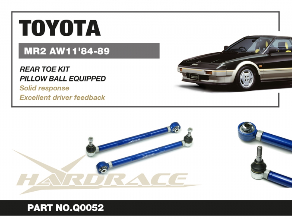 Hardrace Spur-Kit hinten für Toyota MR2 AW11