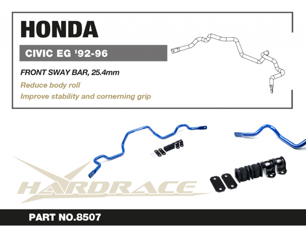 Hardrace Stabilisator vorne für Honda Civic 5. EG, EH, EJ1/2, Del Sol EG1/2