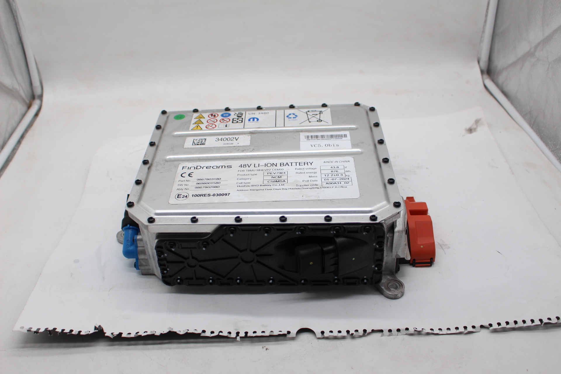 Original Citroen Peugeot Opel Batterie ABS 9870107980 9867803180 3008 508 defekt