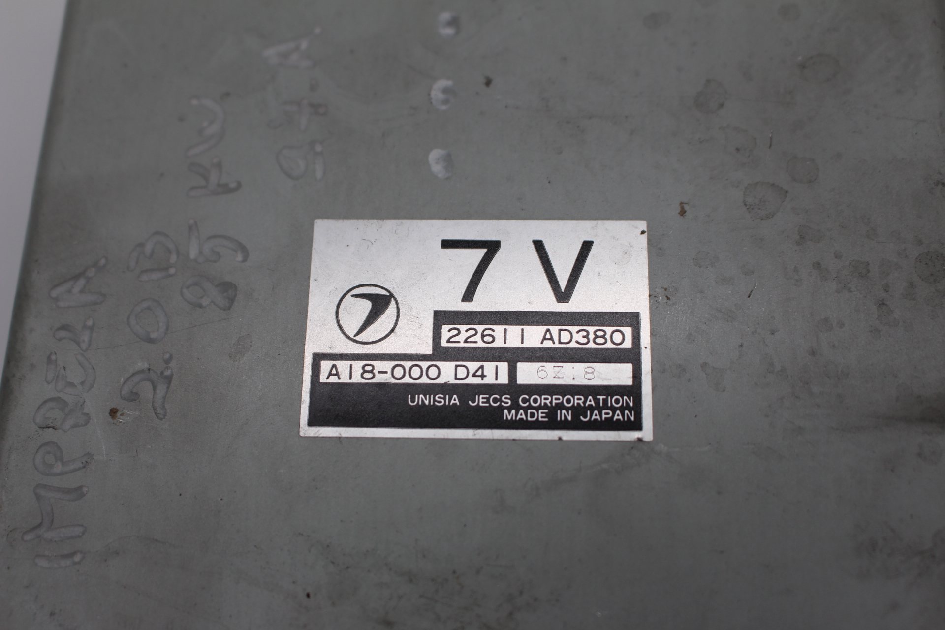 Motorsteuergerät ECU 7V 22611AD380 für Subaru Impreza 2.0 4WD Gfc/gc/gf 85kw 115PS