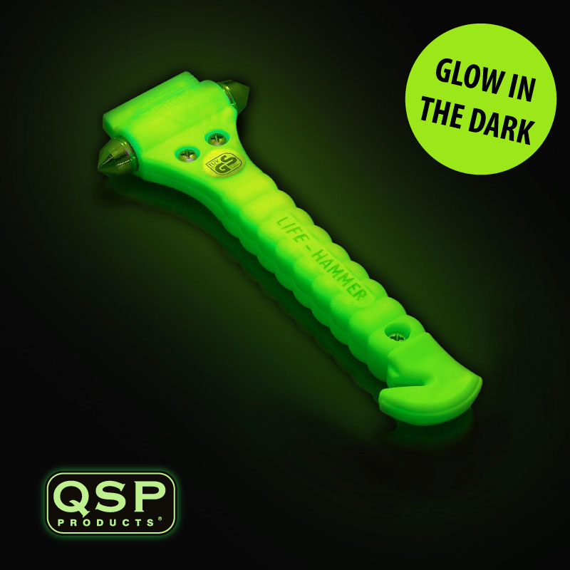 QSP Nothammer Gurtmesser Glow in the Dark TÜV geprüft