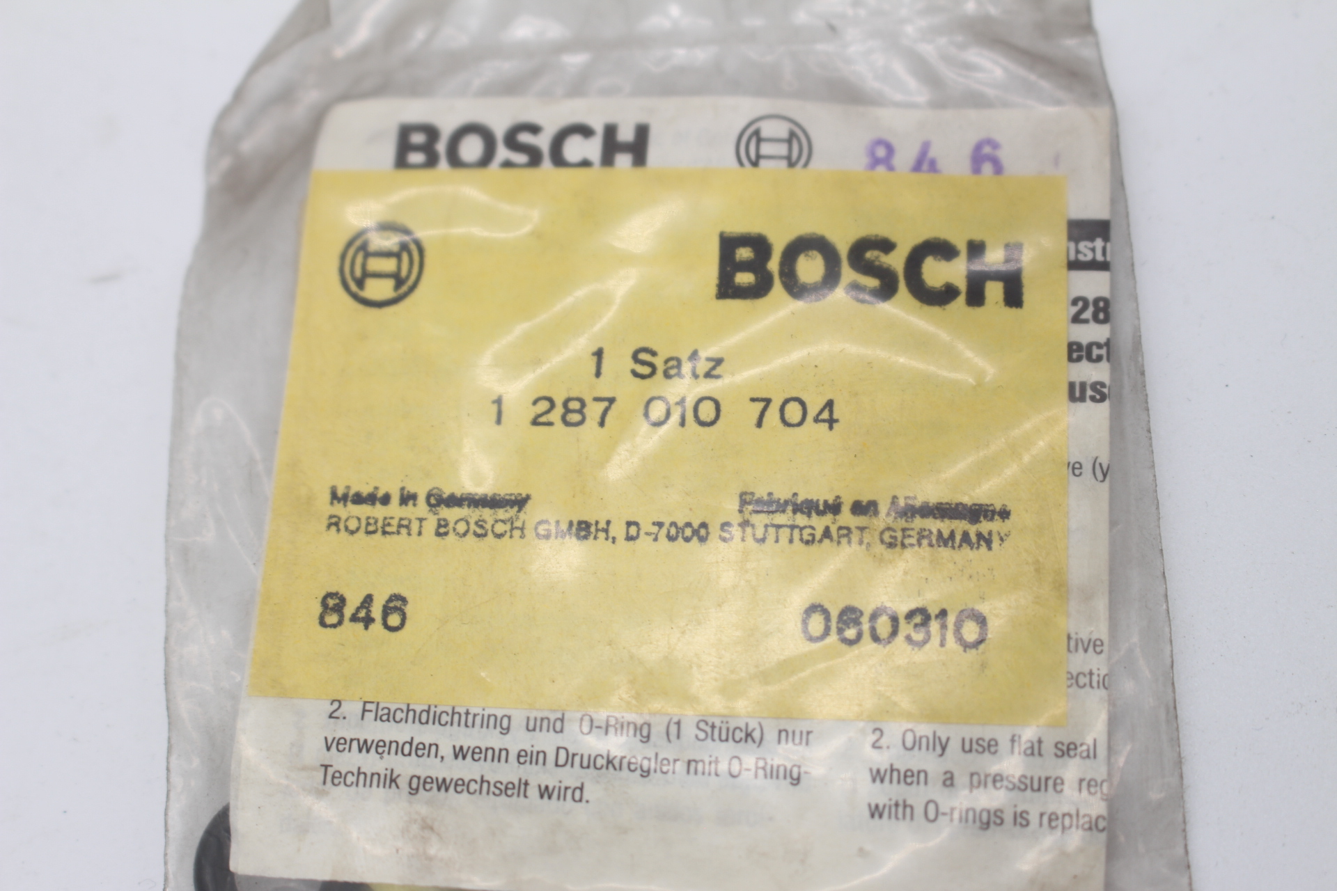 BOSCH 1287010704 Einspritzdüse Dichtungssatz 198126 NEU NOS NEW OEM