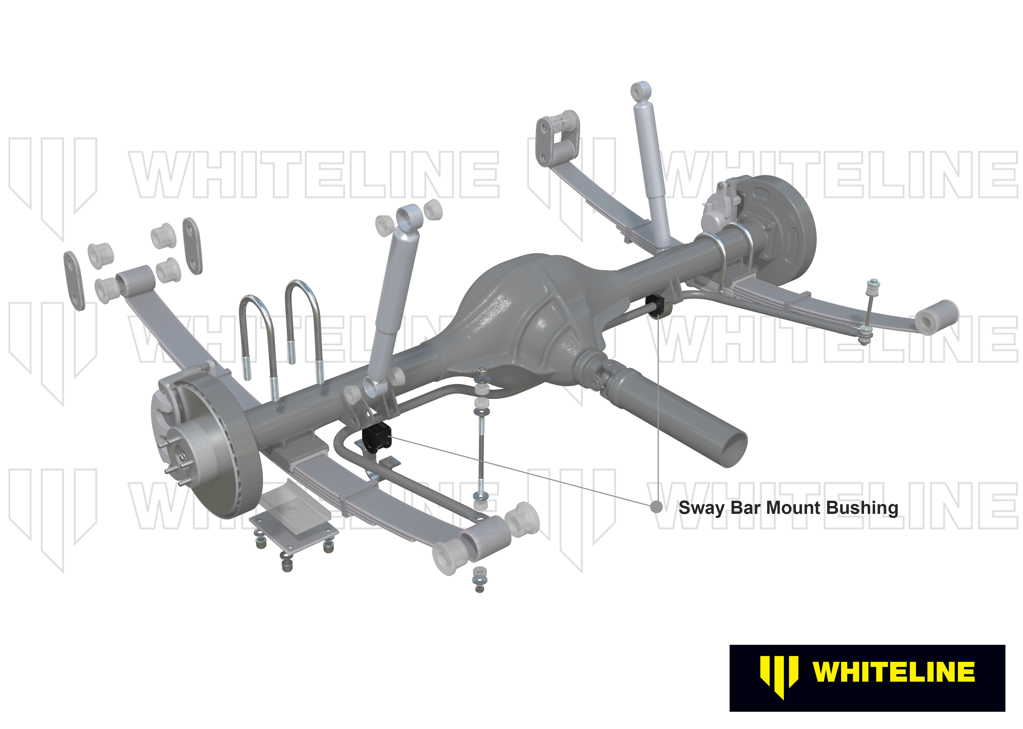 Whiteline Stabilisatorlager 24mm für Ford Maverick, Nissan Patrol