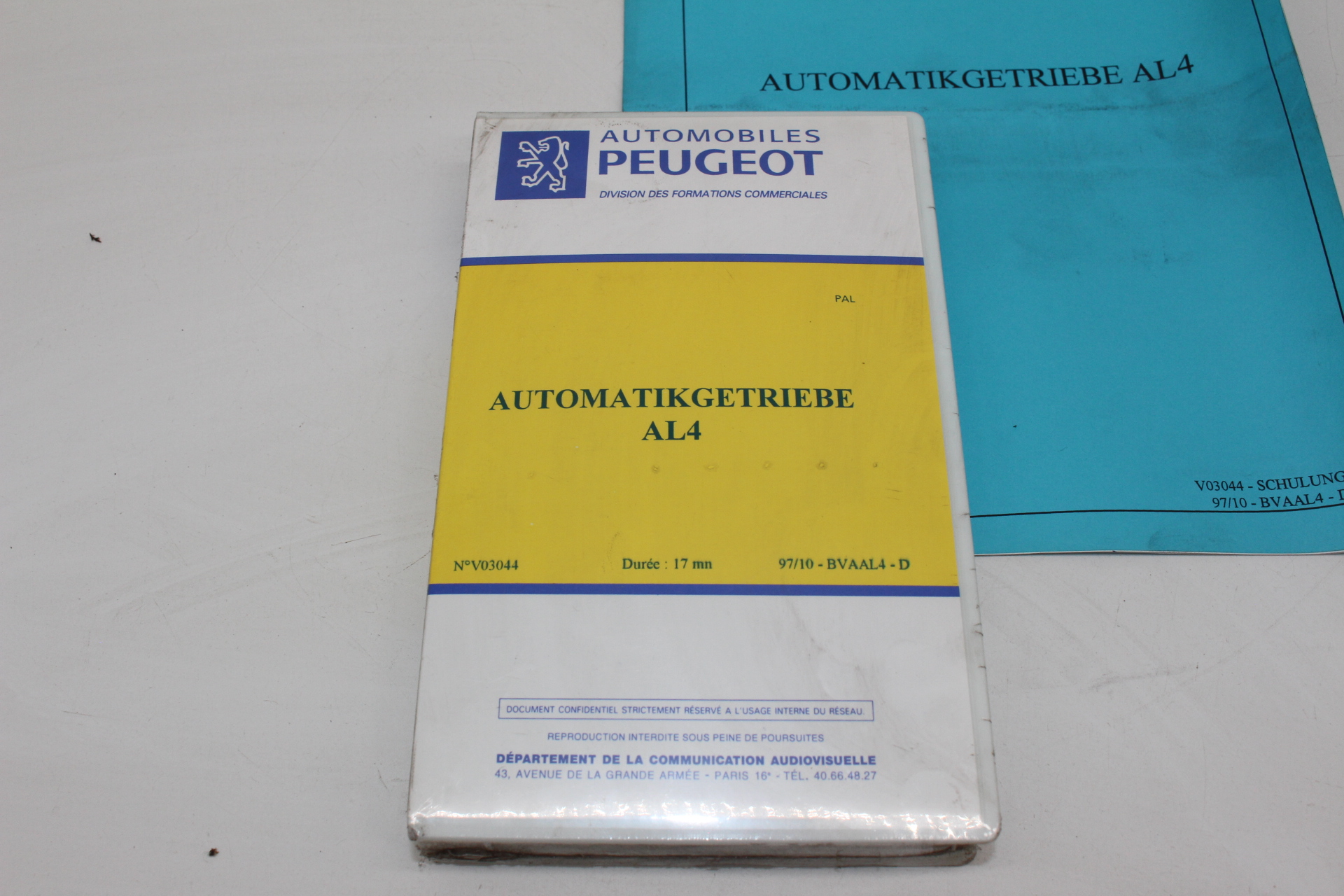 Peugeot Lehrvideokassette – AUTOMATIKGETRIEBE AL4