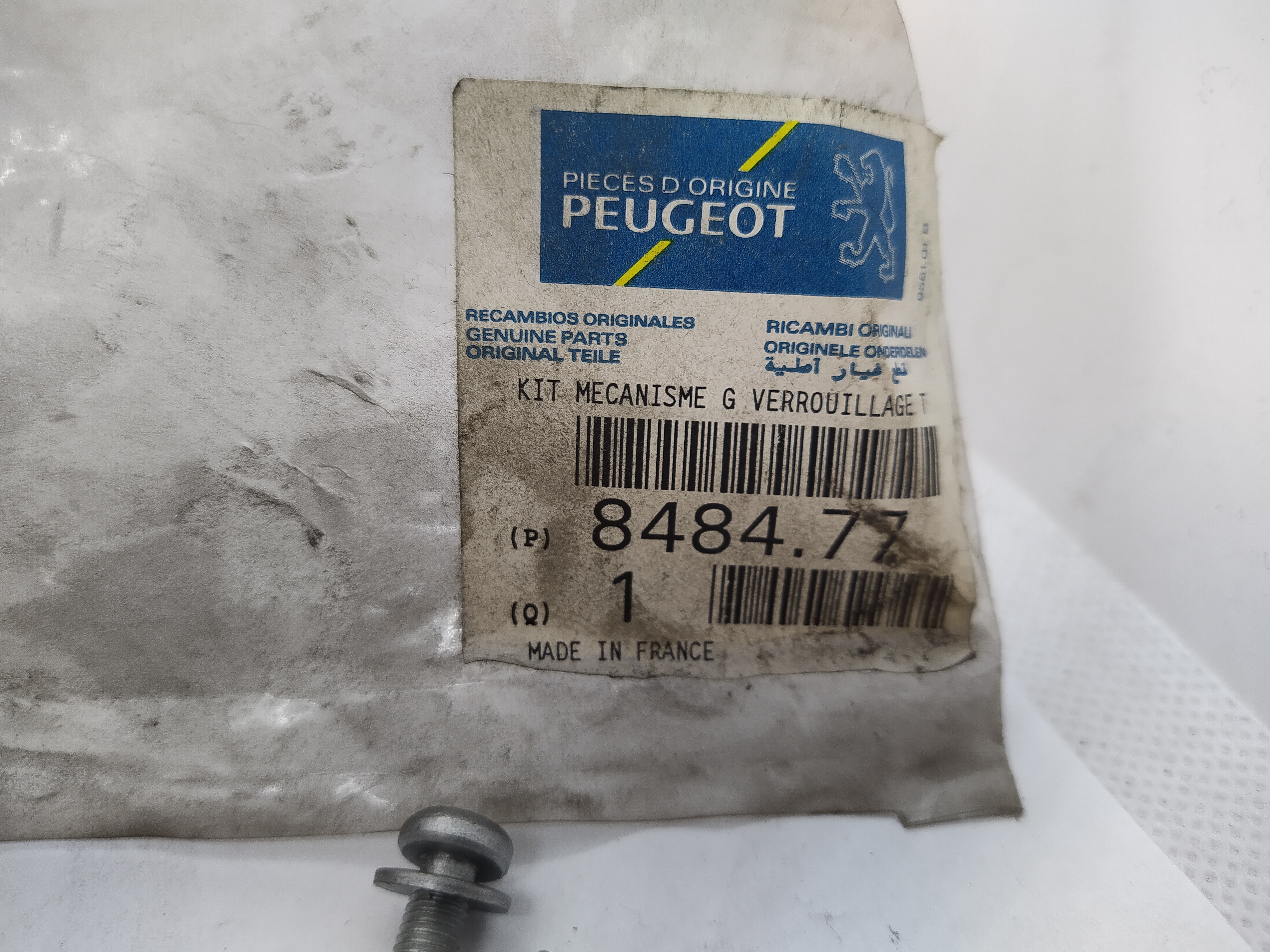 Original Citroen / Peugeot 848477 KIT MECHANISMUS NEU NOS