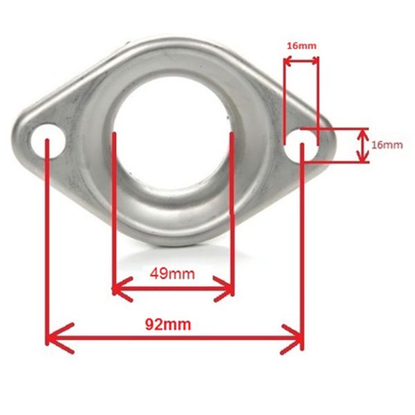 SRS Auspuff-Donutflansch - Ø49mm/1,93"
