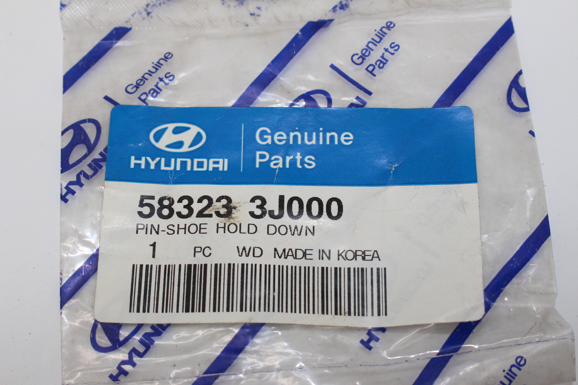 Hyundai 58323-3J000 Pin-Shoe Hold Down Pin Trommelbremse Hyundai Veracruz 2006-2012