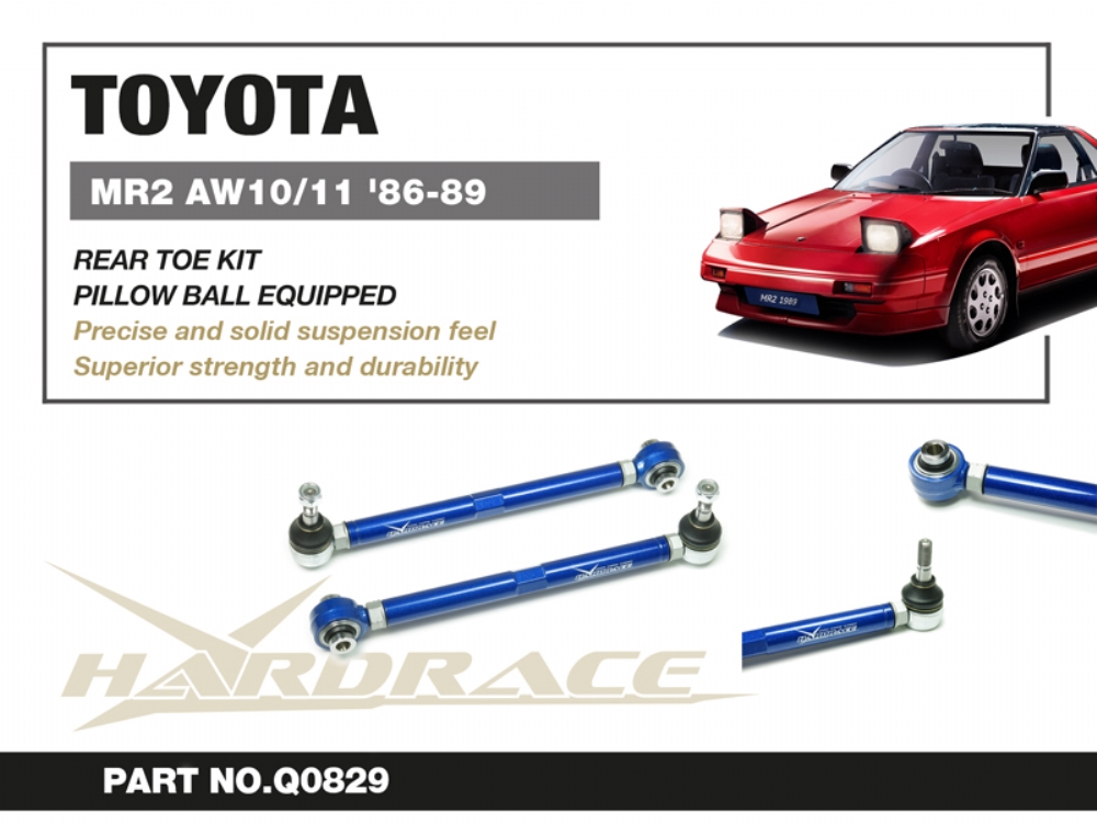 Hardrace Spur-Kit hinten für Toyota MR2 AW11