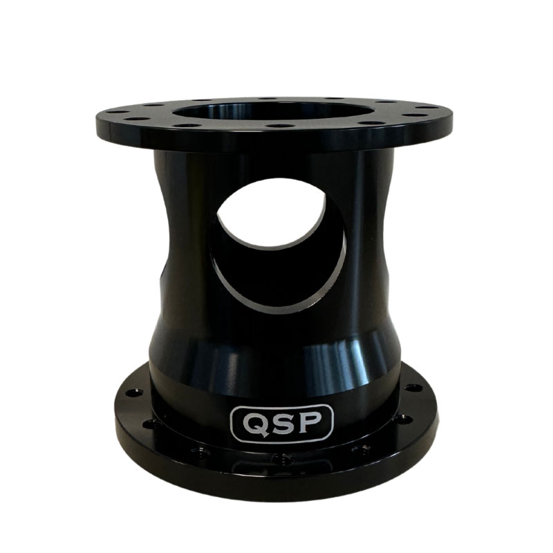 QSP Lenkradnaben-Verlängerung 80 mm Schwarz | 6x70 / 6x74 mm | Alu Adapter