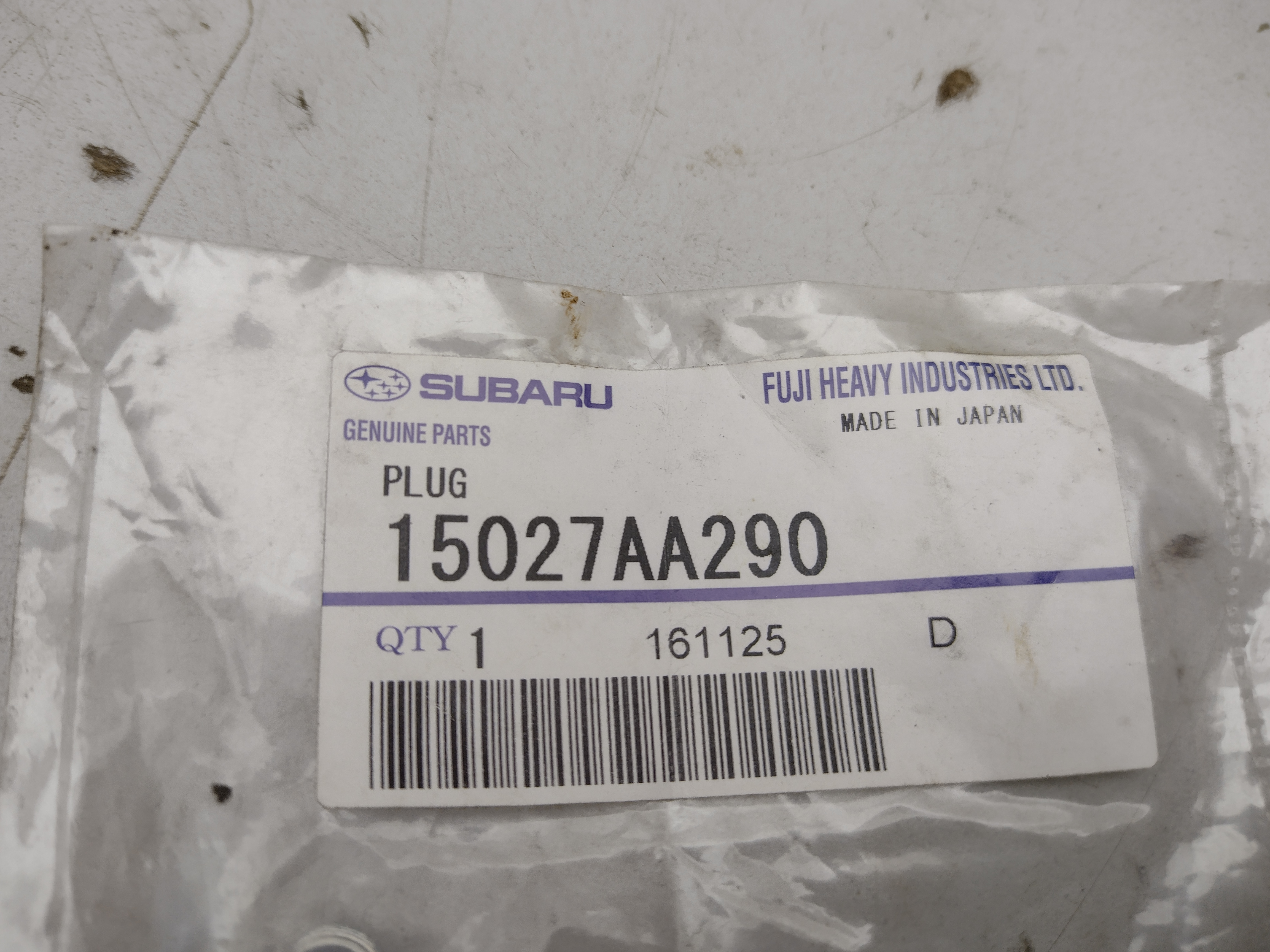 Engine Expansion Plug 15027AA290  für Subaru Legacy Outback Impreza Forester