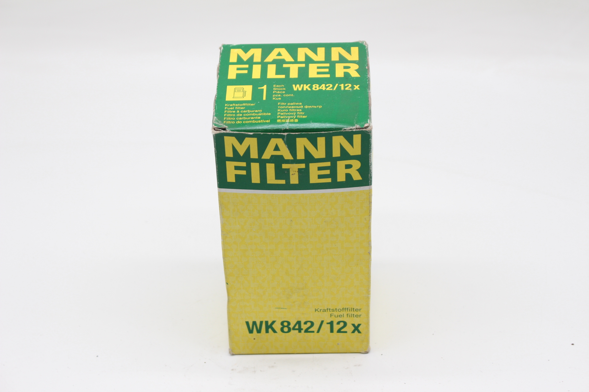 MANN-FILTER WK842/12x – Kraftstofffilter für VW Polo Lupo 1.4 TDI