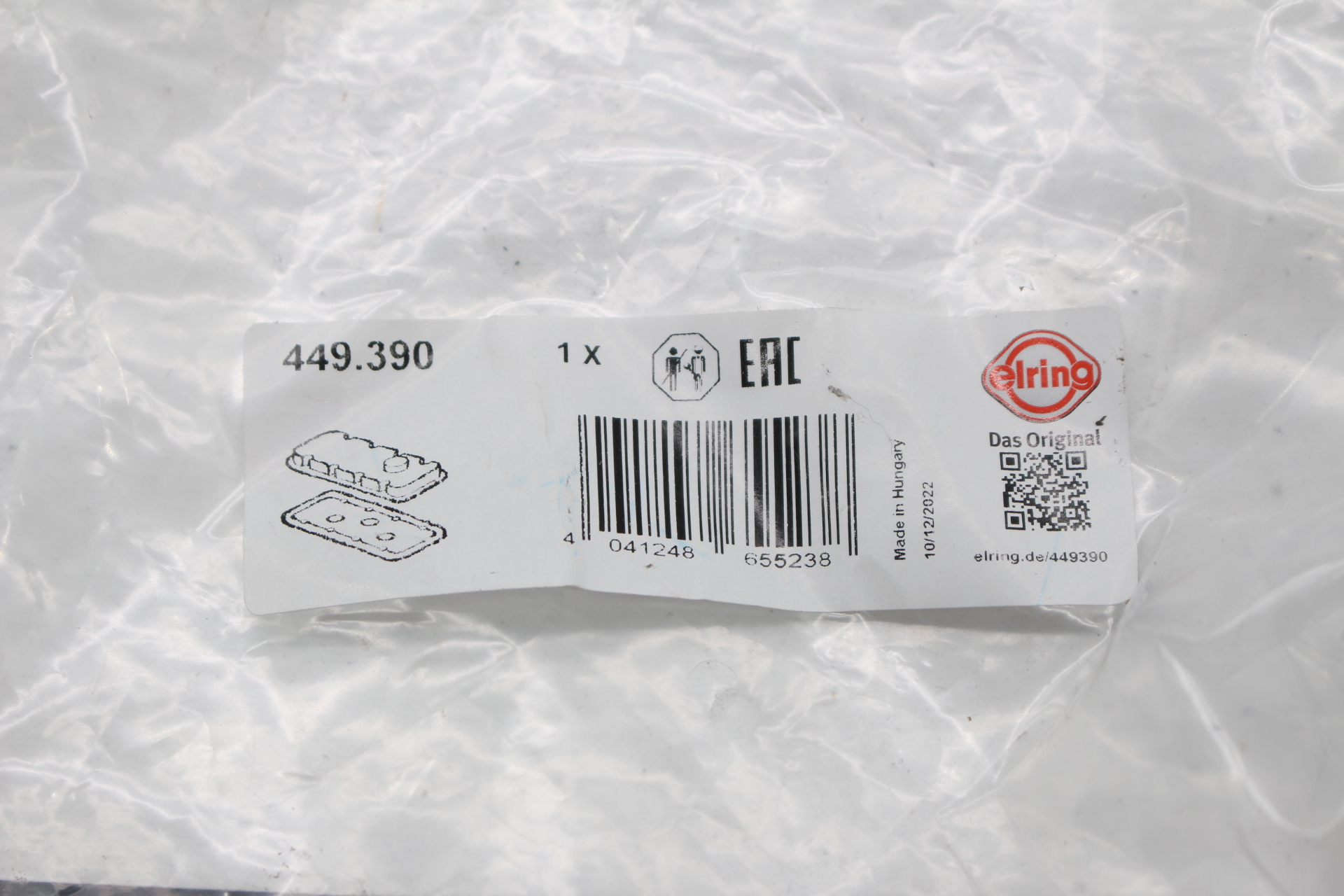 ELRING 449.390 – Dichtungssatz, Zylinderkopfhaube Ventildeckeldichtung für VW AUDI SEAT SKODA 1.6 TDI